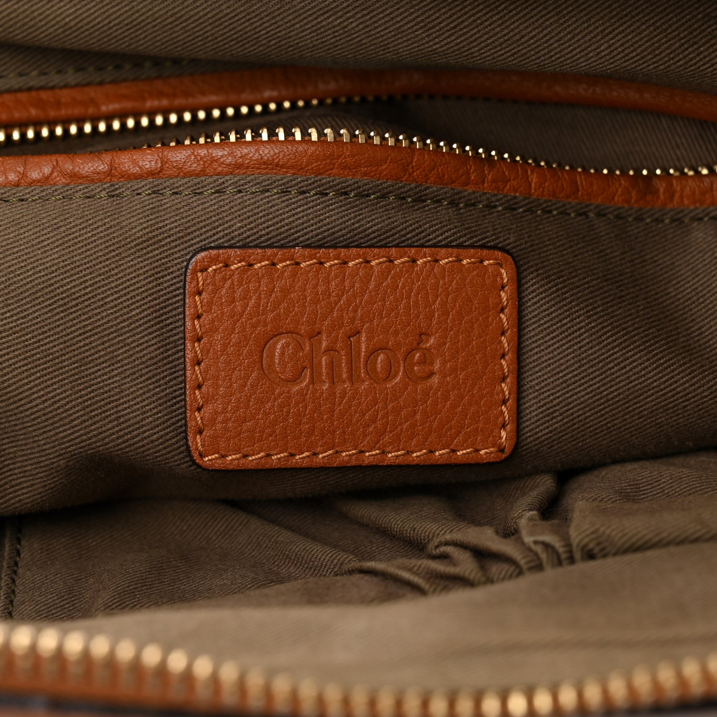 Calfskin Large Marcie Satchel Tan