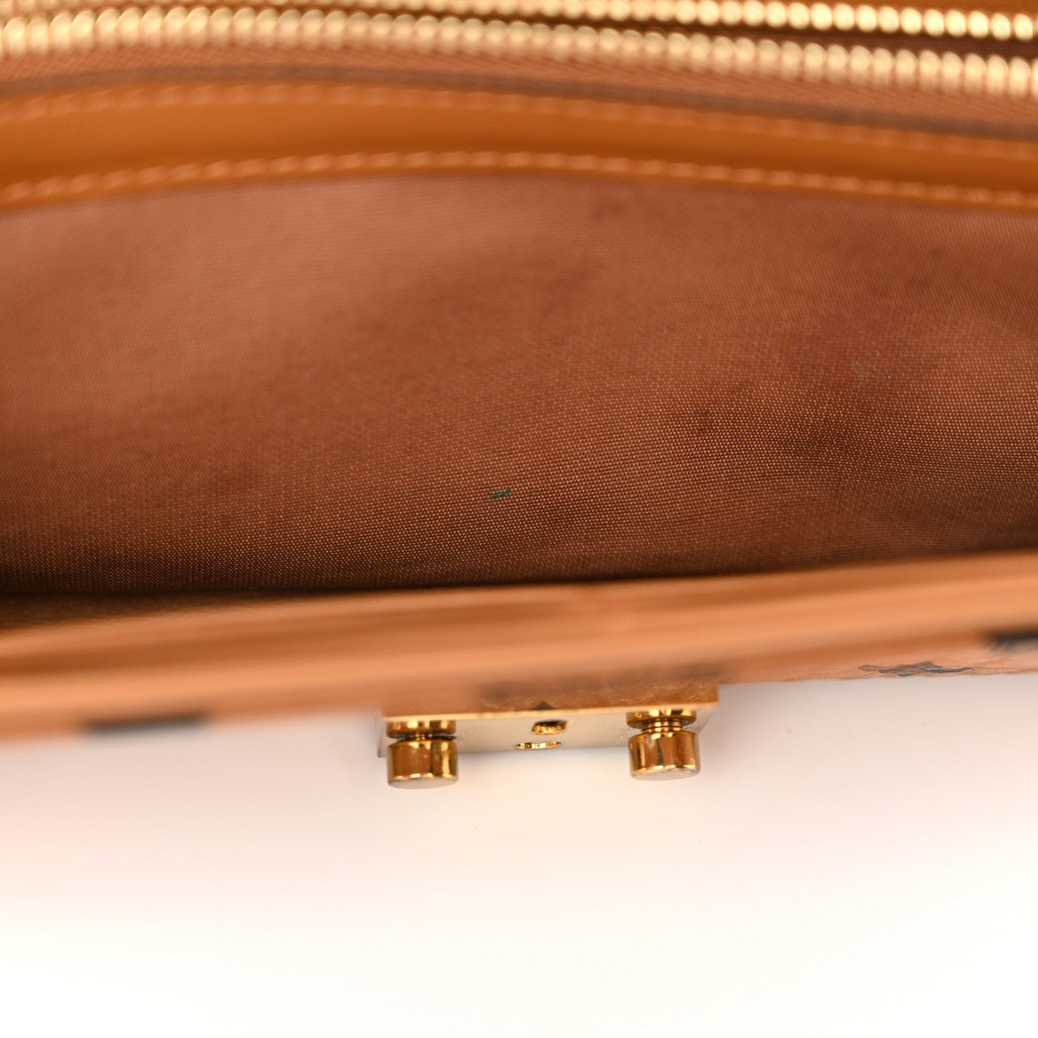 MCM Visetos Large Patricia Wallet On Chain Cognac 9 of 15