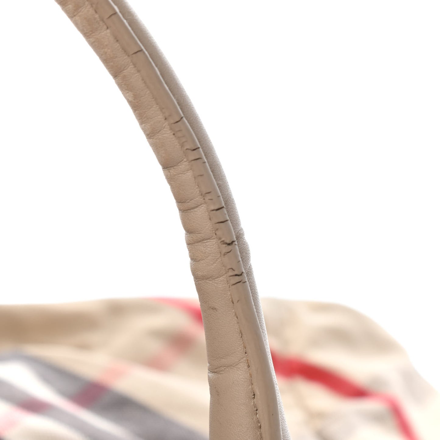 Nova Check Tote Diaper Bag Beige