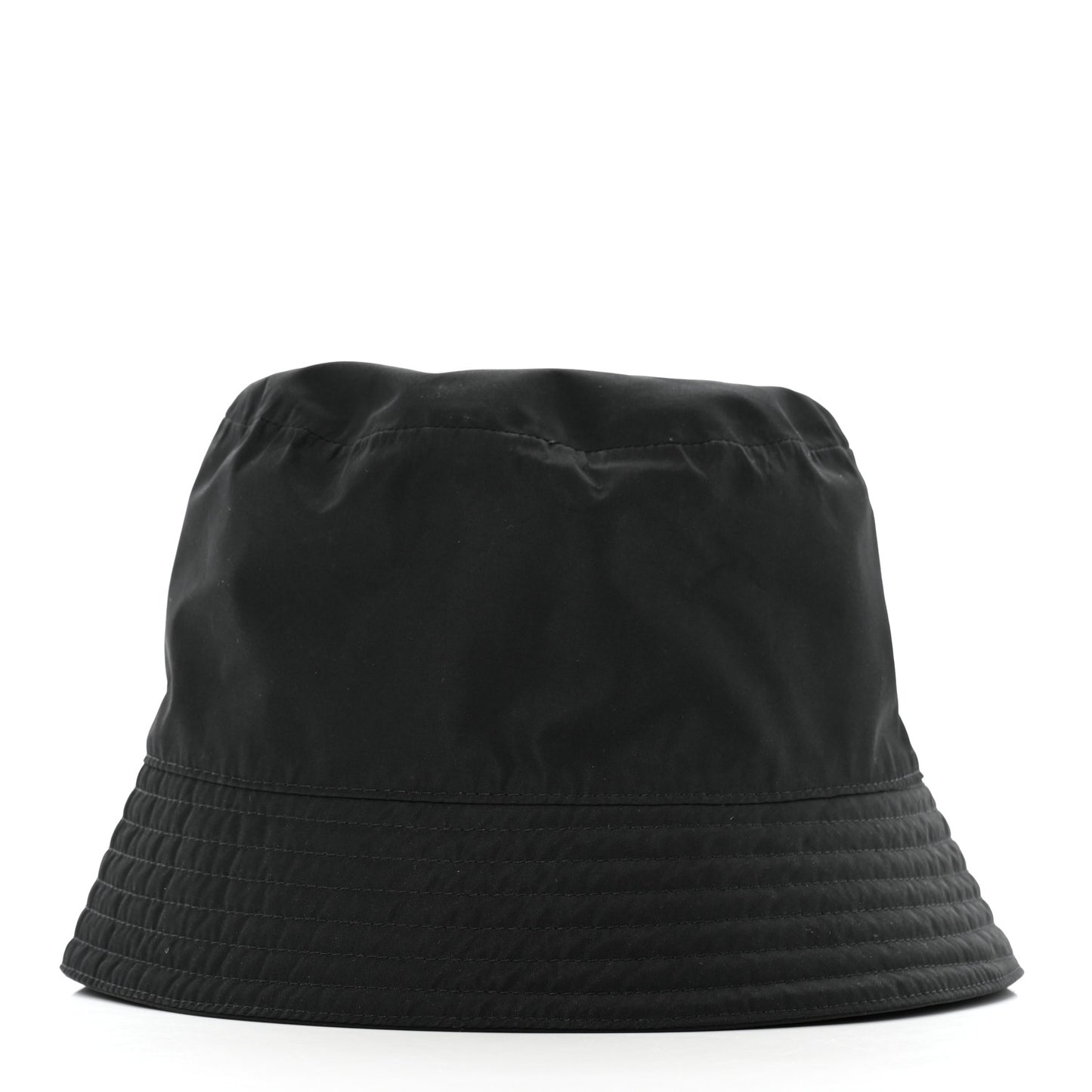 Technical Nylon Linea Rossa Bucket Hat M Black