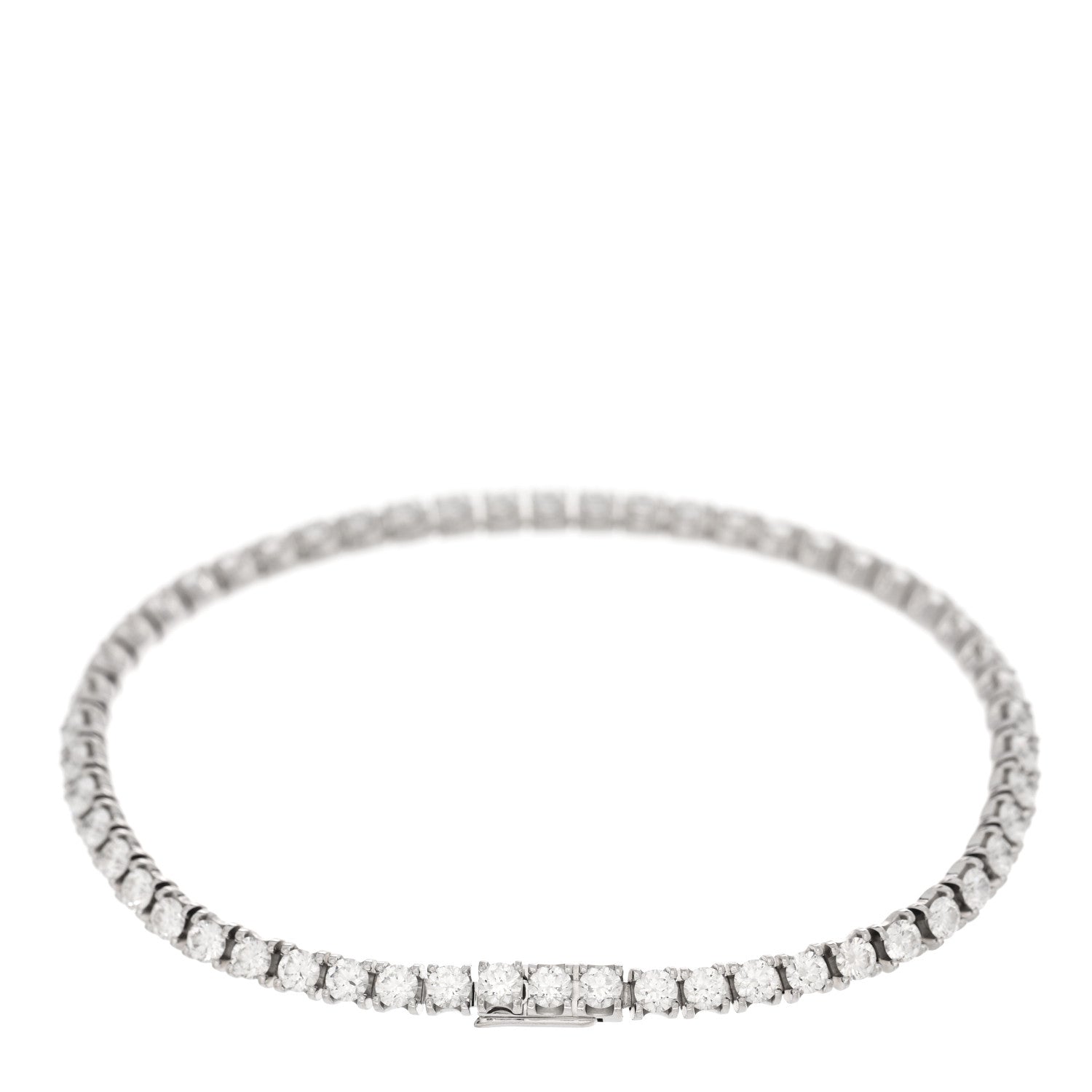 Cartier 18K White Gold Diamond Lignes Essentielles Bracelet 2 of 4