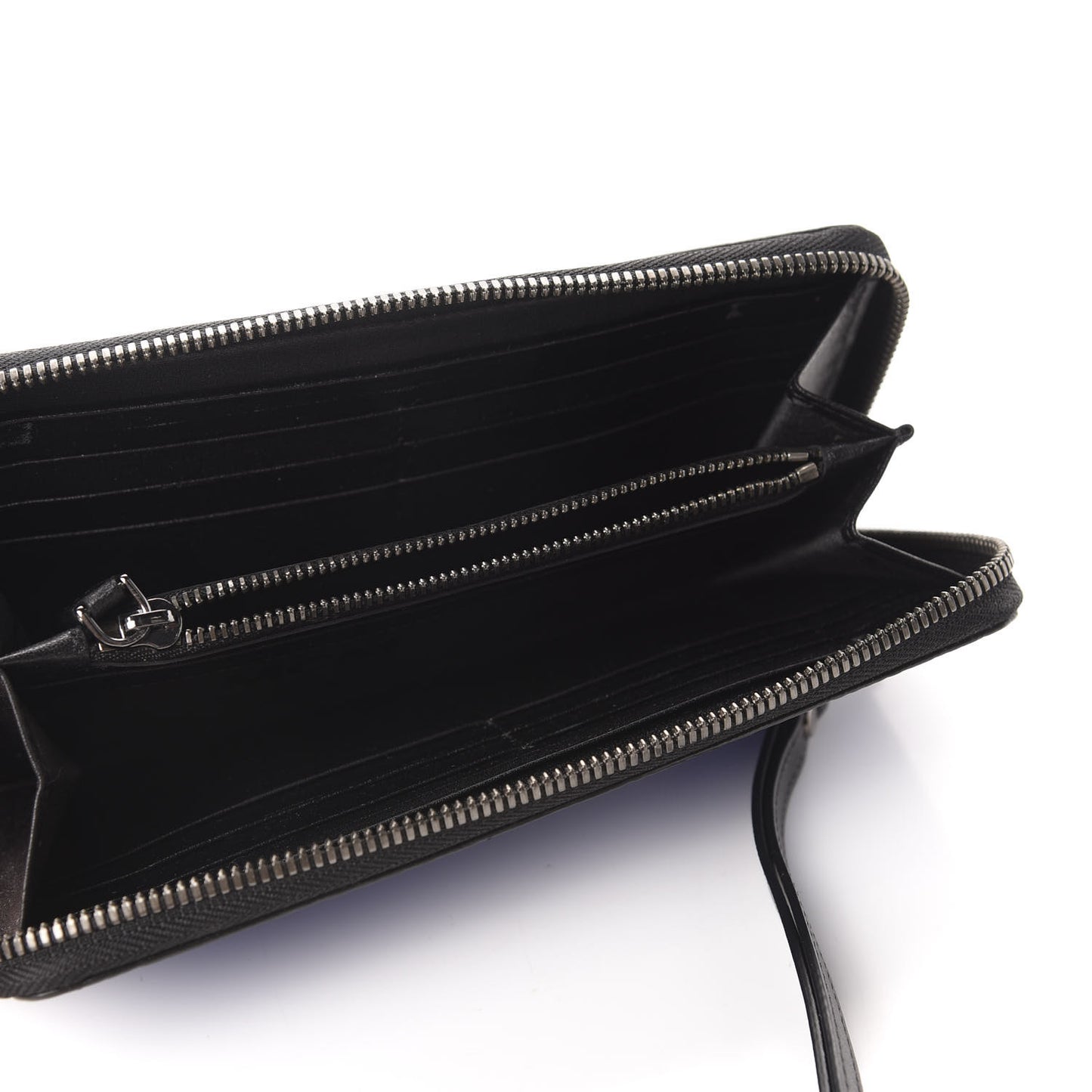 Visetos Studded Zip Around Wristlet Wallet Blue