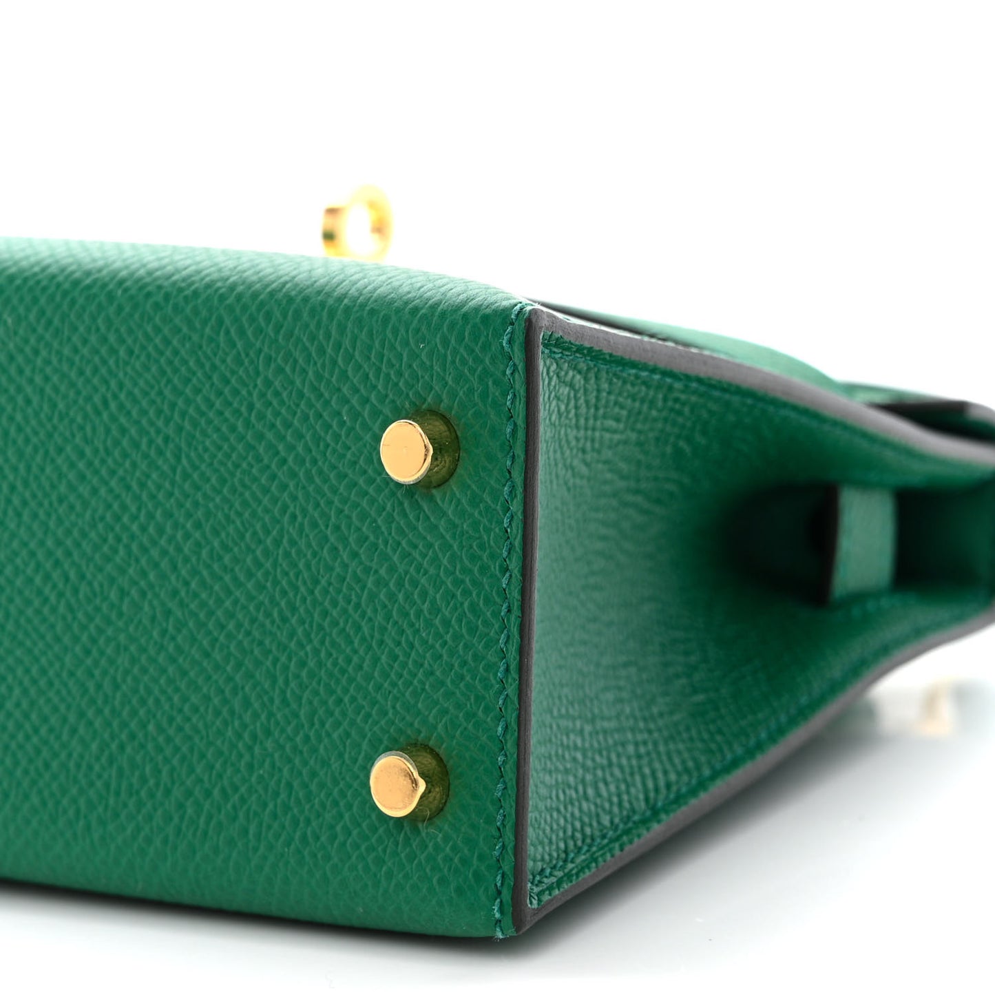 Epsom Mini Kelly Sellier 20 Vert Vertigo