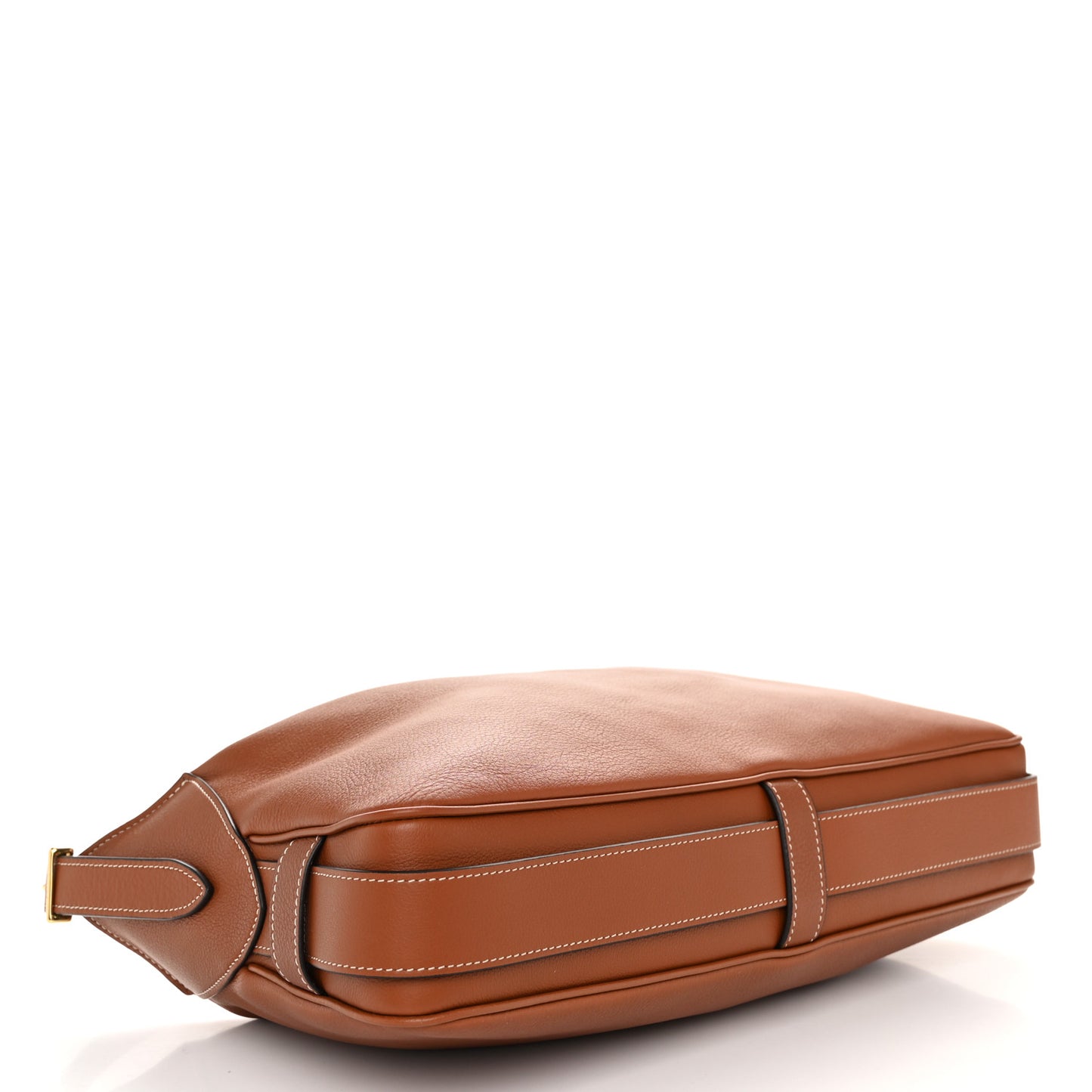 Supple Calfskin Medium Romy Shoulder Bag Tan
