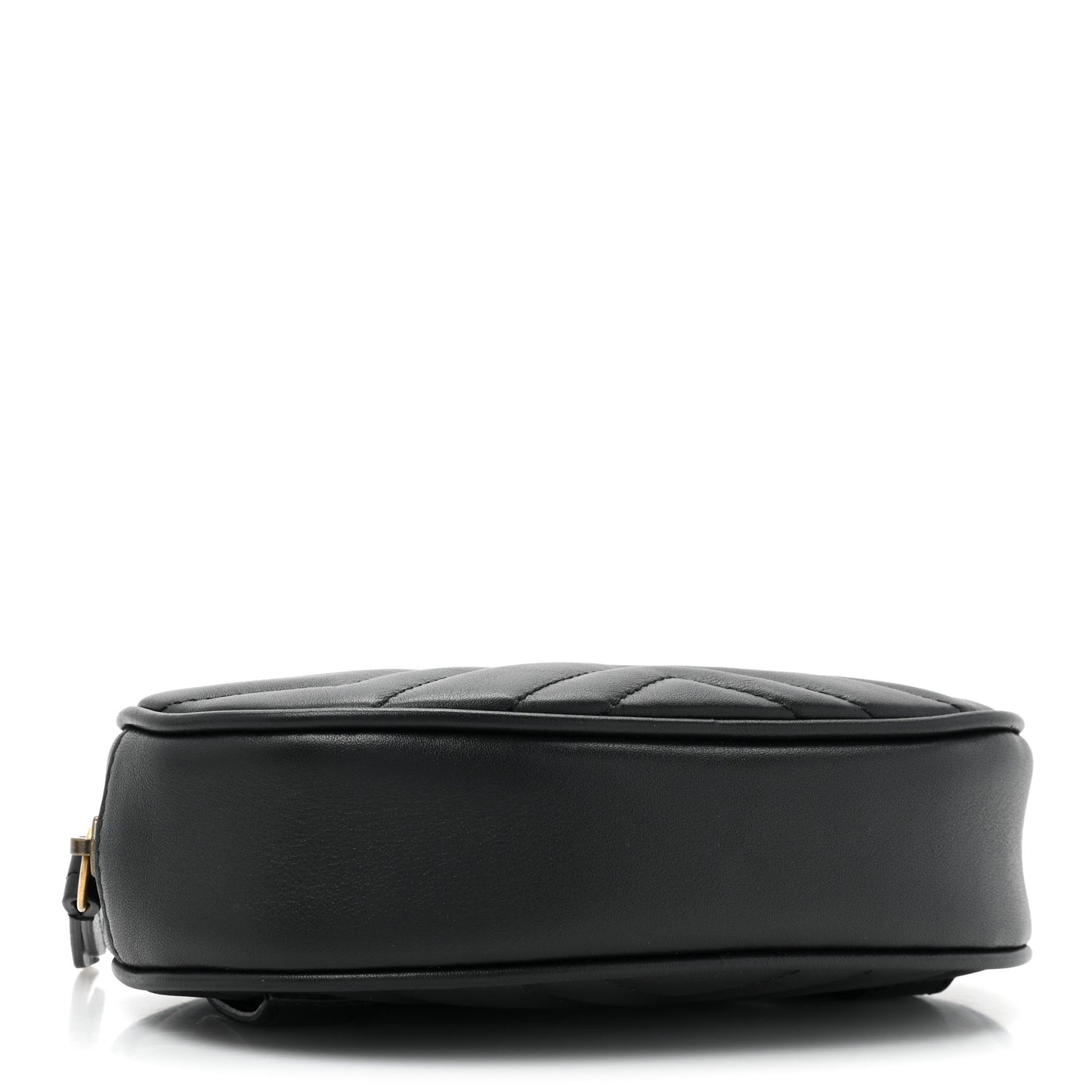 Calfskin Matelasse GG Marmont Belt Bag 75 30 Black