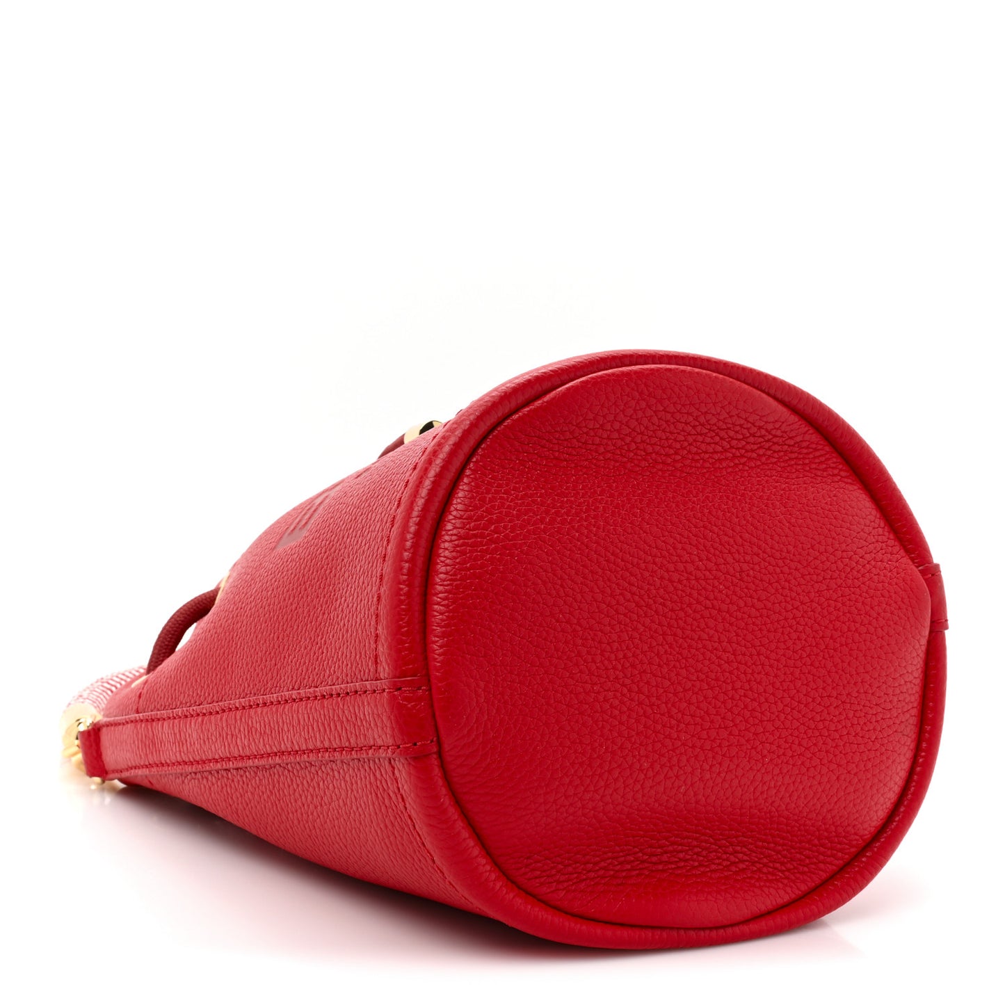 Grained Calfskin The Bucket Bag True Red