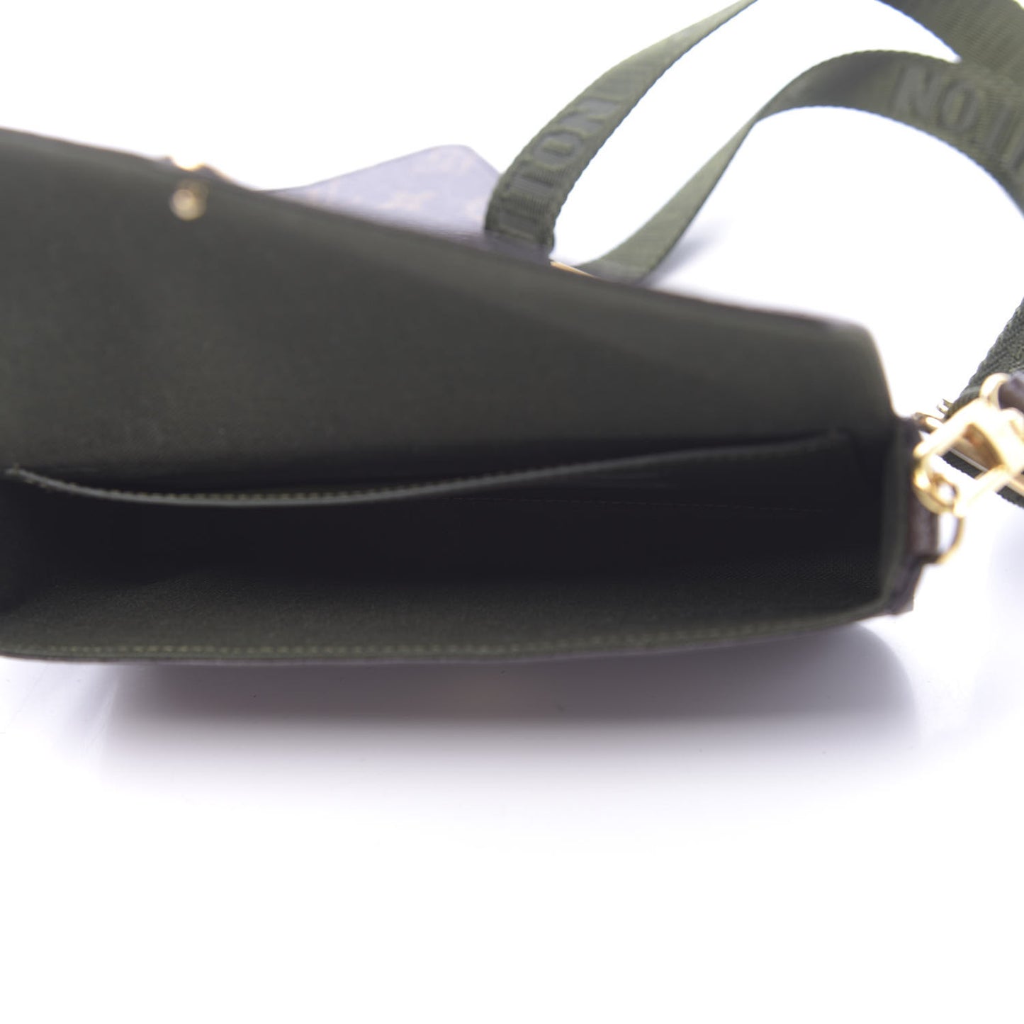 Monogram Felicie Strap & Go Kaki