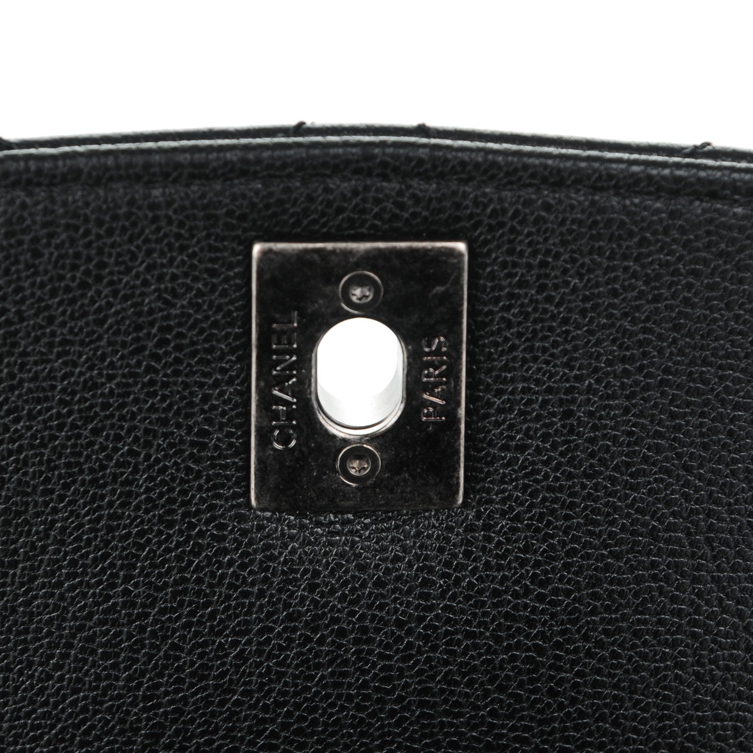 Chanel Goatskin Quilted CC Waiter Crossbody Black 5 of 8