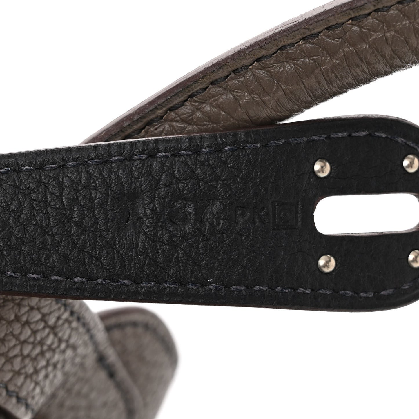 Taurillon Clemence Verso Lindy 34 Etain Bleu Indigo