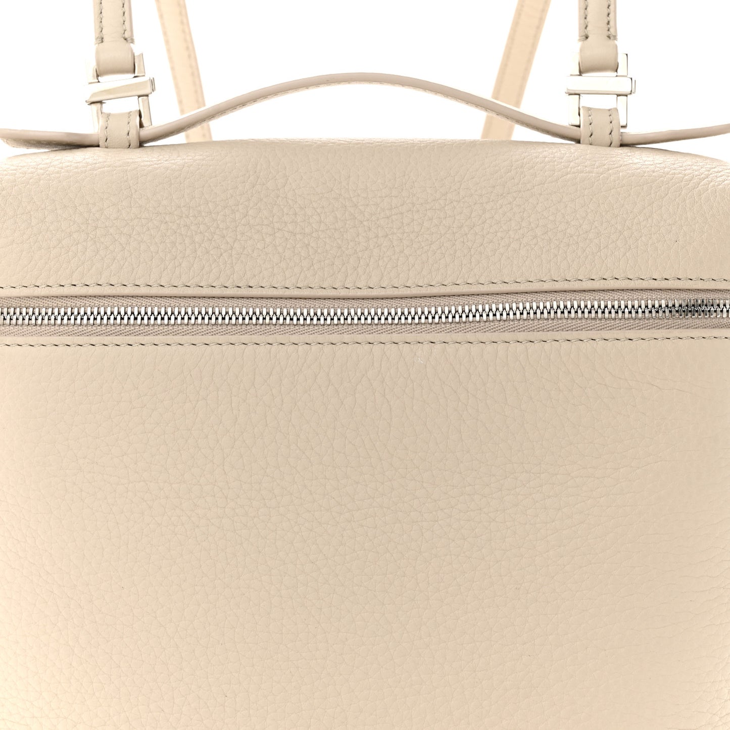 Grained Calfskin Extra Pocket L23.5 Backpack Dust Stone