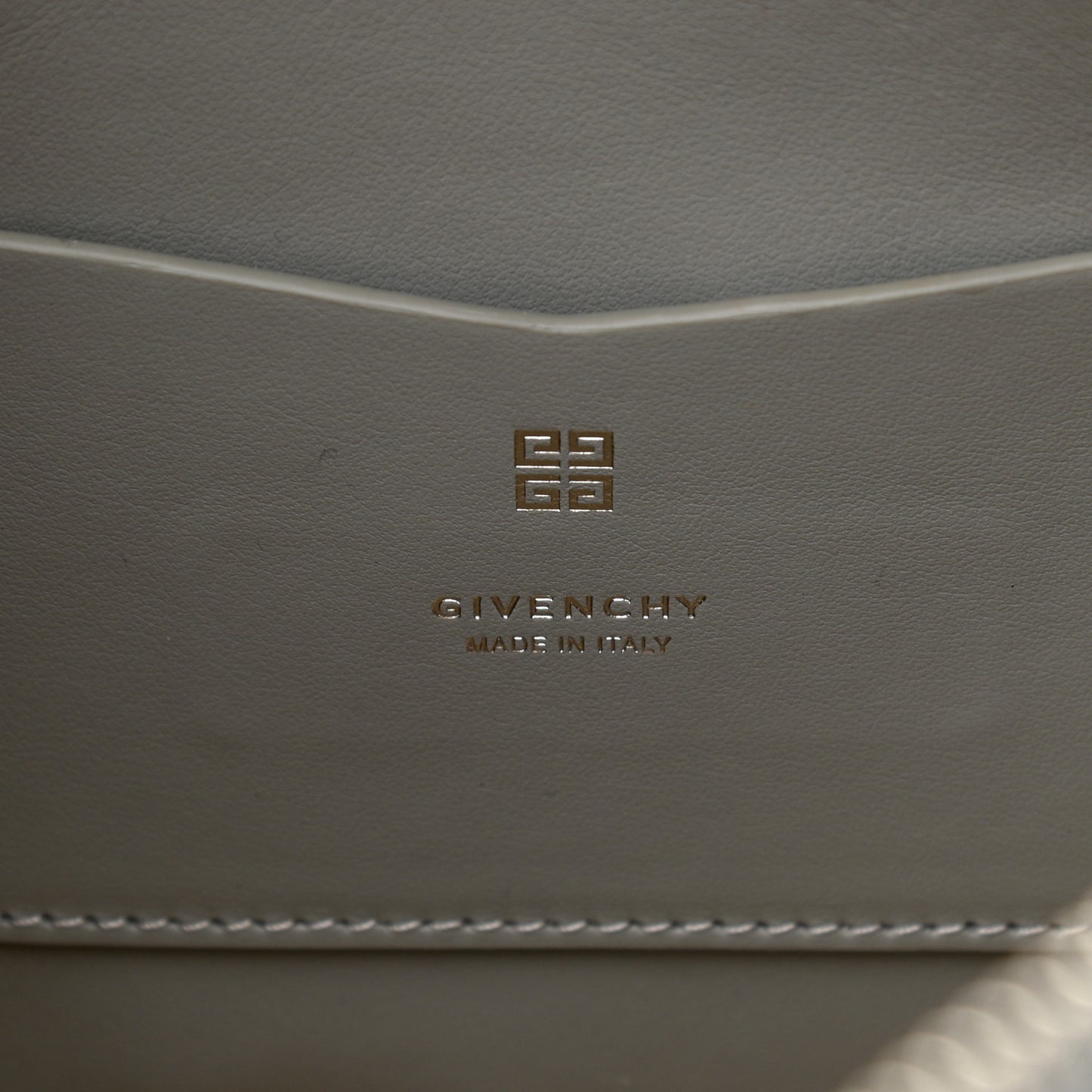 Calfskin Small Soft Antigona Pearl Grey