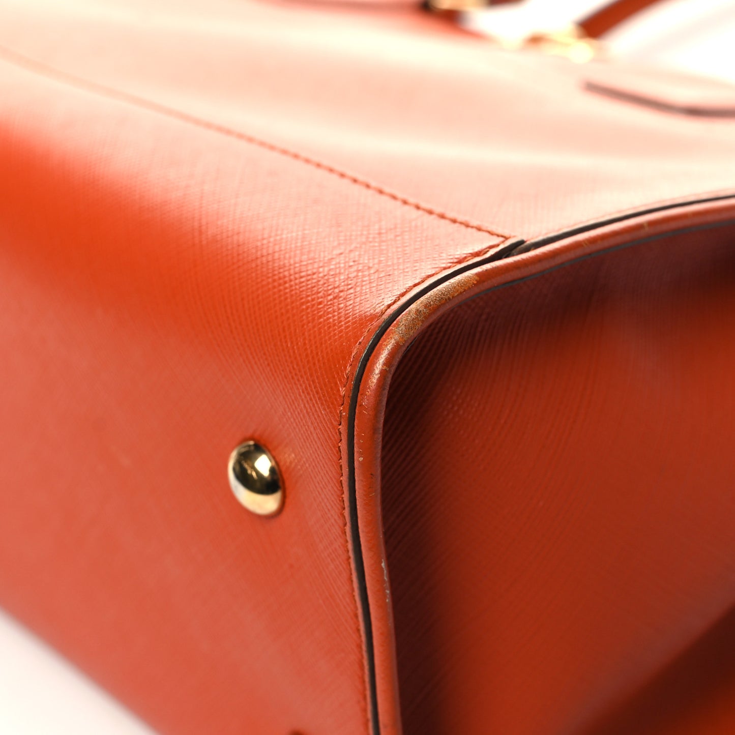 Printed Calfskin Briana Tote Terracotta