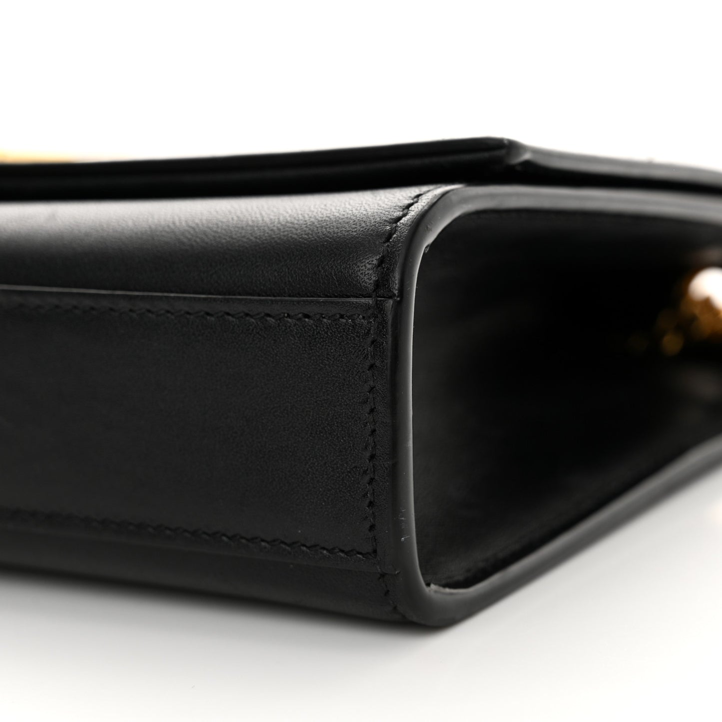 Smooth Calfskin Medium Classic Monogram Kate Tassel Satchel Black
