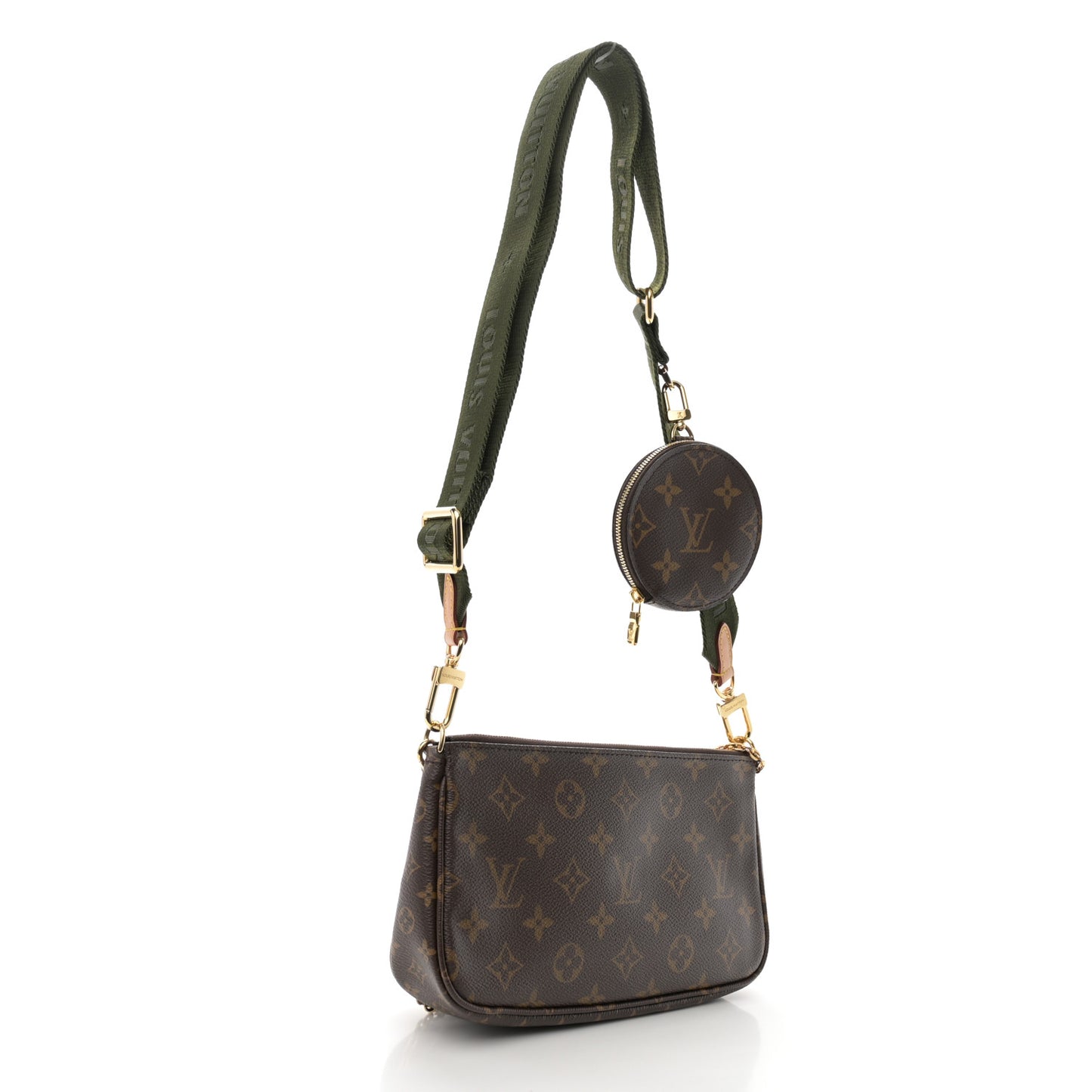 Monogram Multi Pochette Accessories Kaki