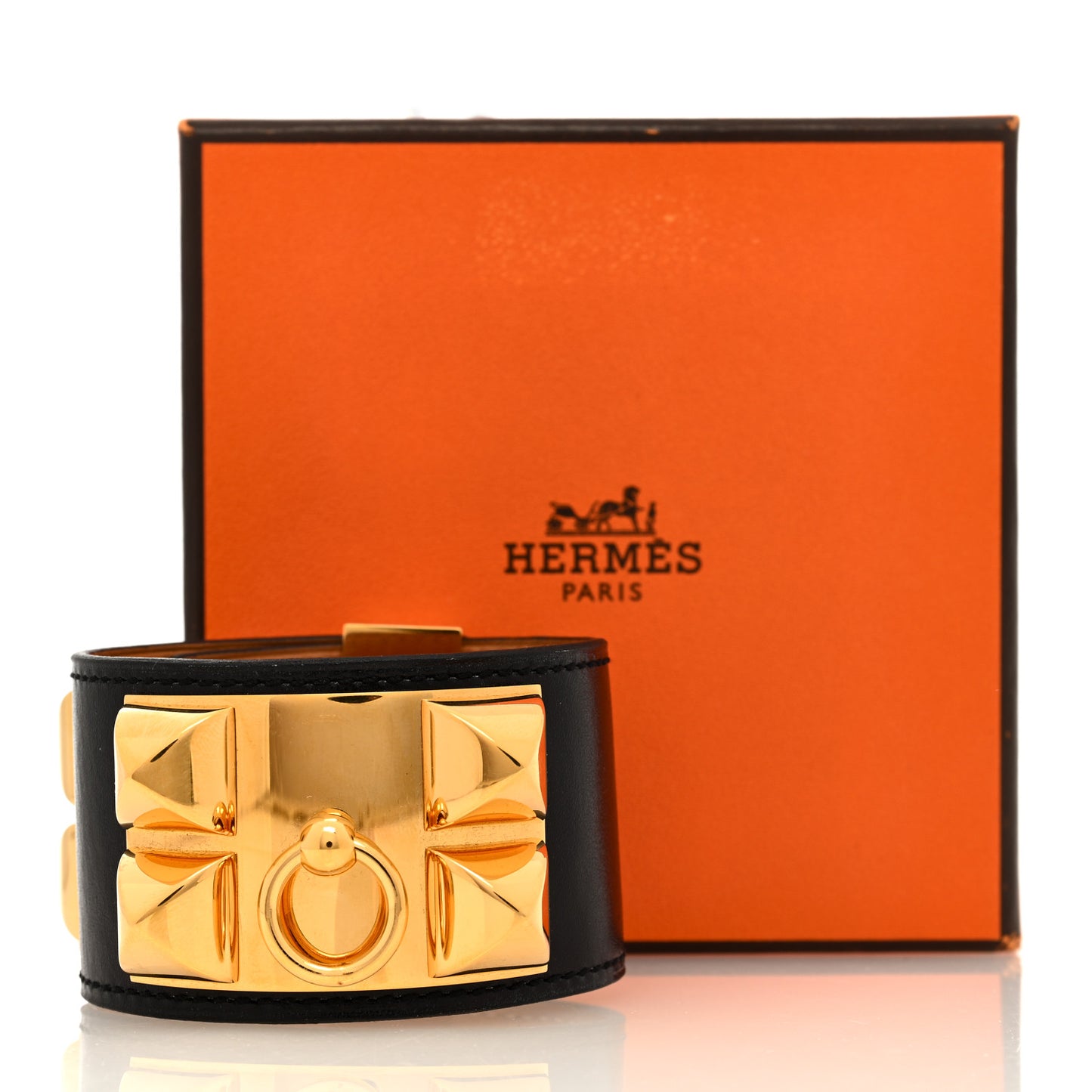 Box Collier De Chien CDC Bracelet S Black