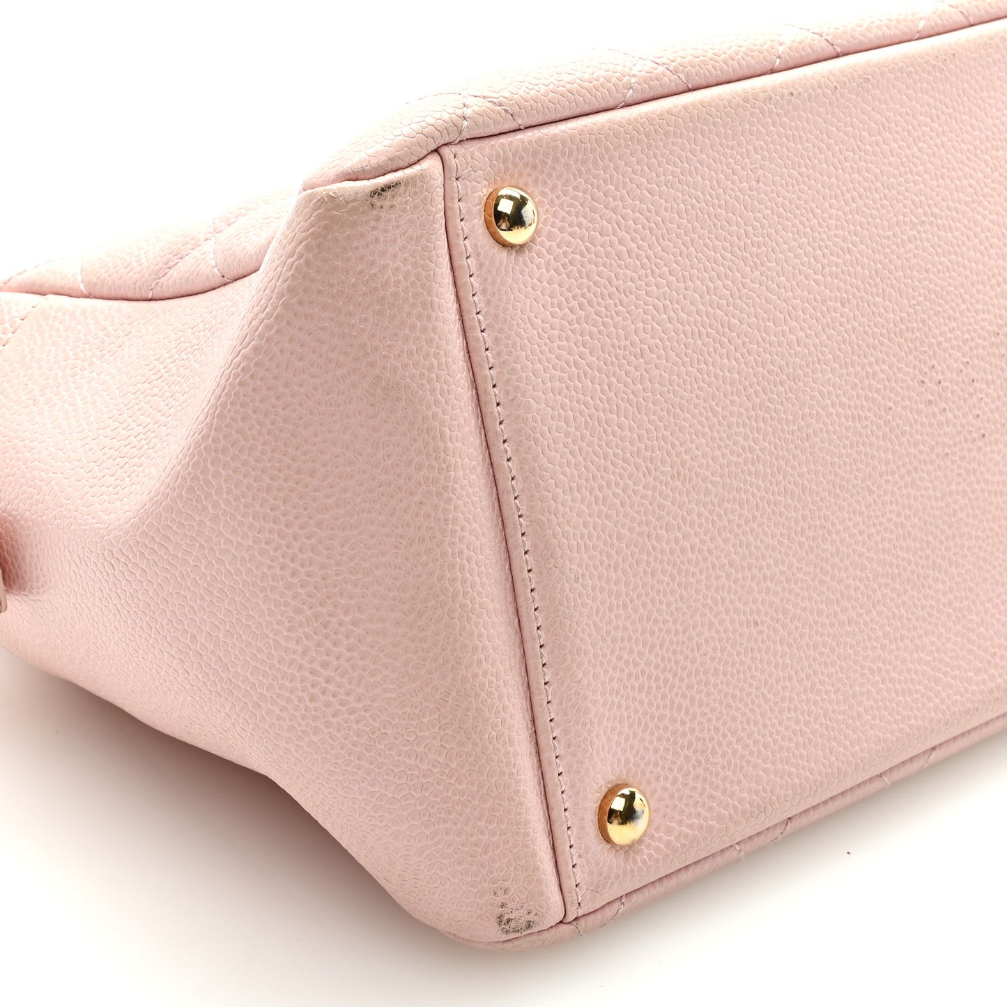 Caviar Quilted Petit Timeless Shopping Tote PTT Pink