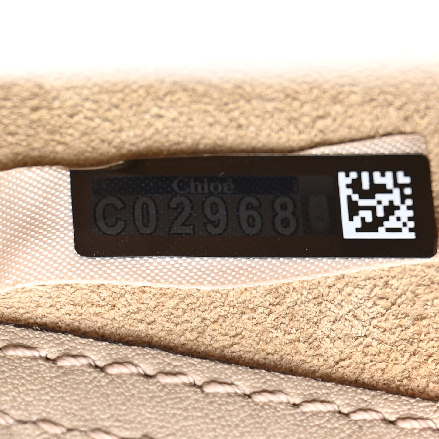 Calfskin Suede Small Nile Bracelet Bag Motty Grey