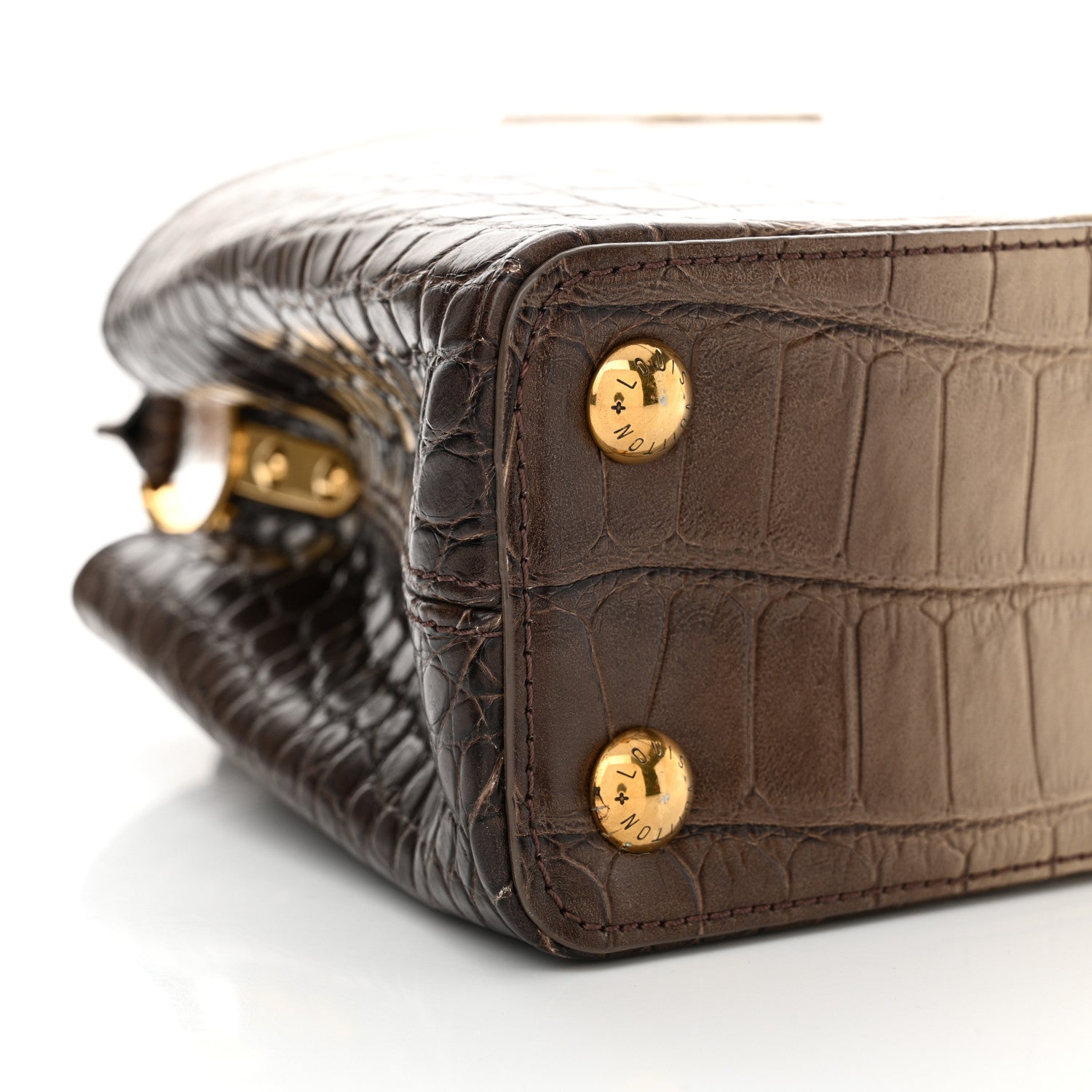 Louis Vuitton Alligator Capucines BB 9 of 10