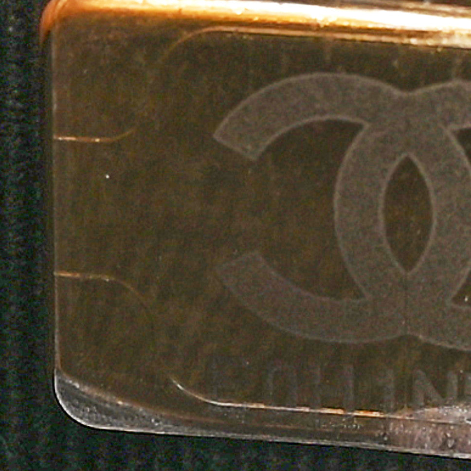 Chanel Shiny Aged Calfskin Quilted Nano Kelly Shopper Black 7 of 11