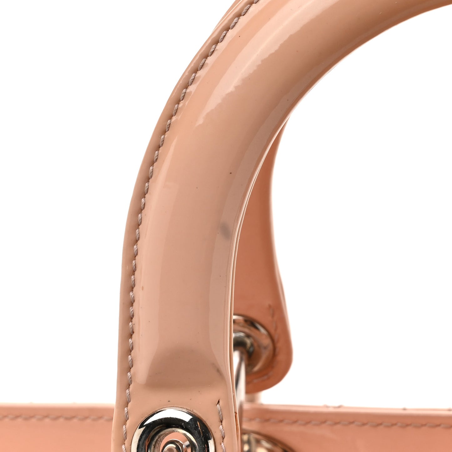 Patent Cannage Large Lady Dior Light Pink