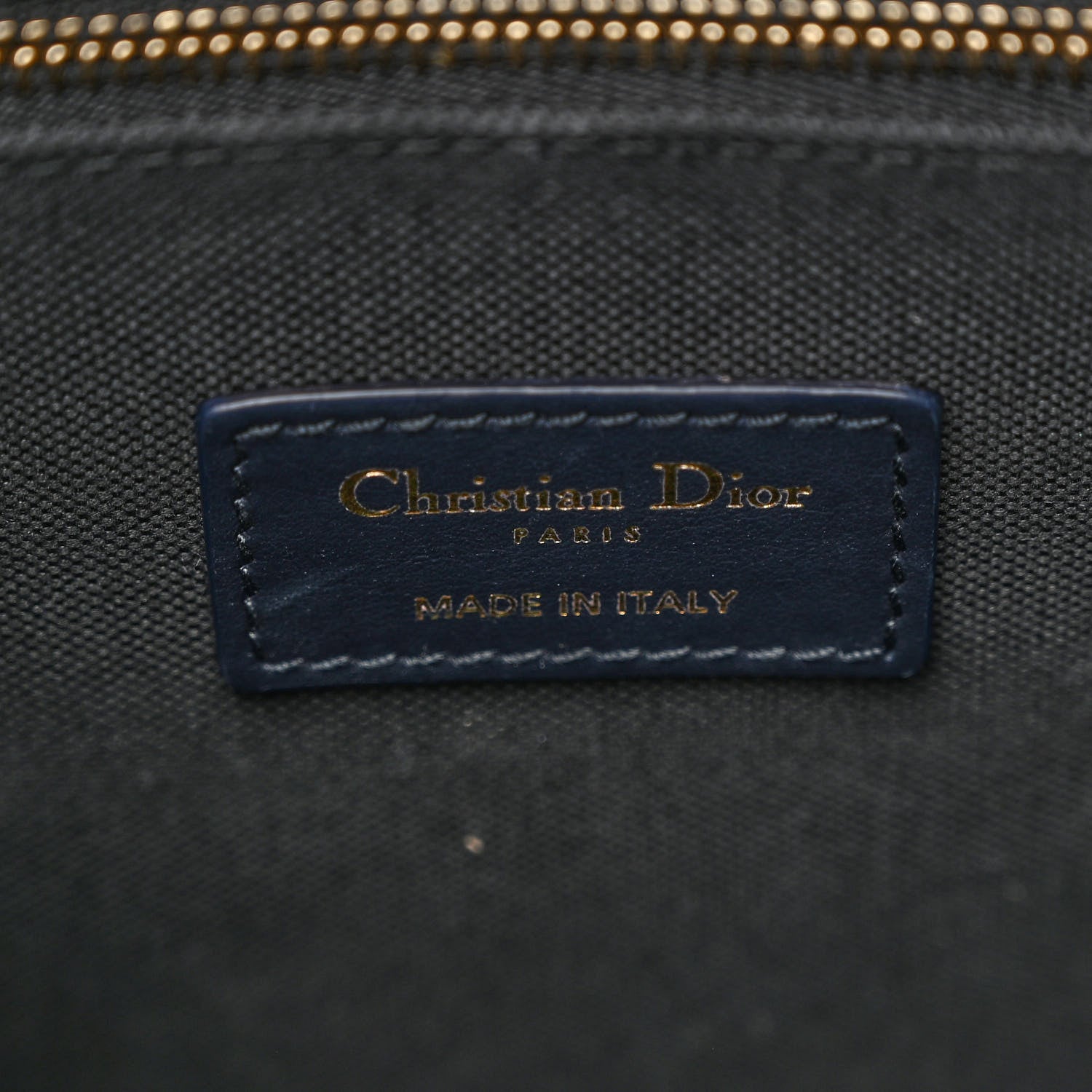 Christian Dior Oblique Calfskin Small Book Tote With Strap Blue Multicolor 9 of 9