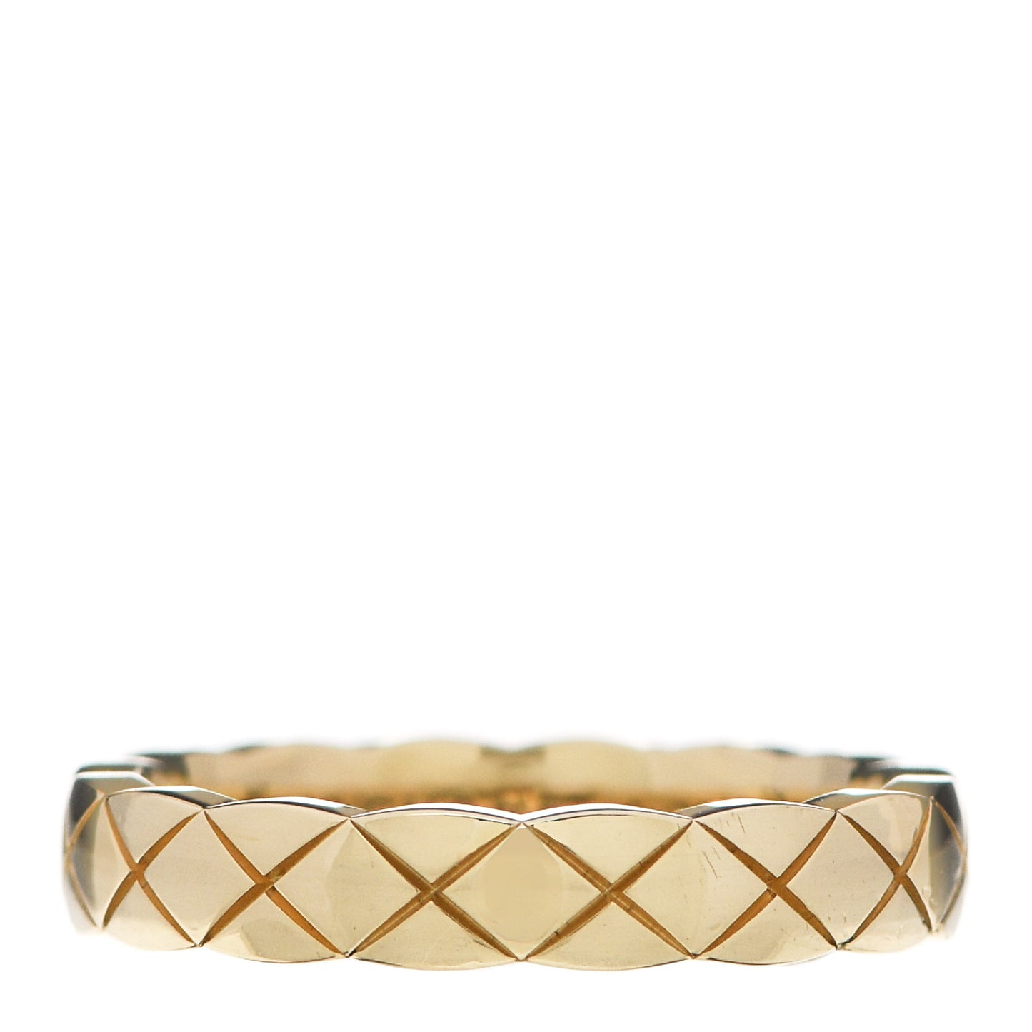 18K Yellow Gold Mini Coco Crush Ring 46 3.75