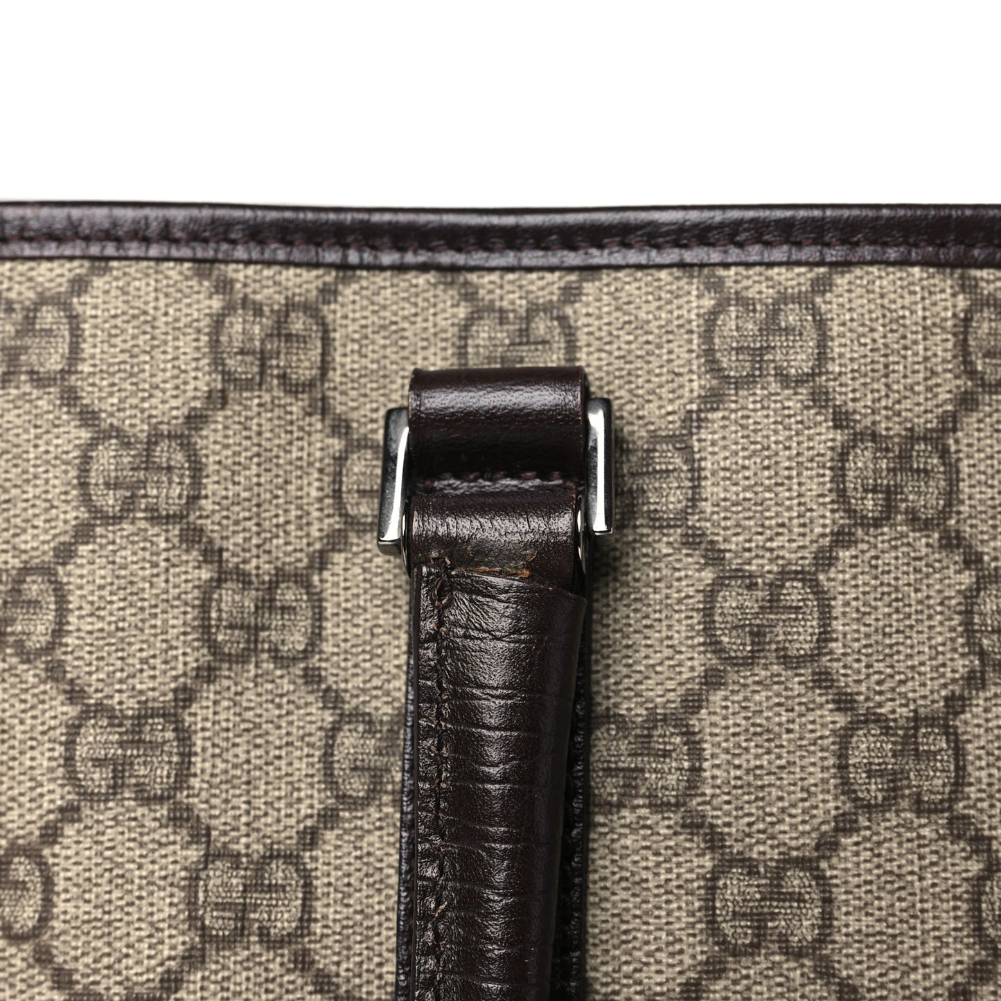GG Plus Monogram Medium Joy Tote Dark Brown