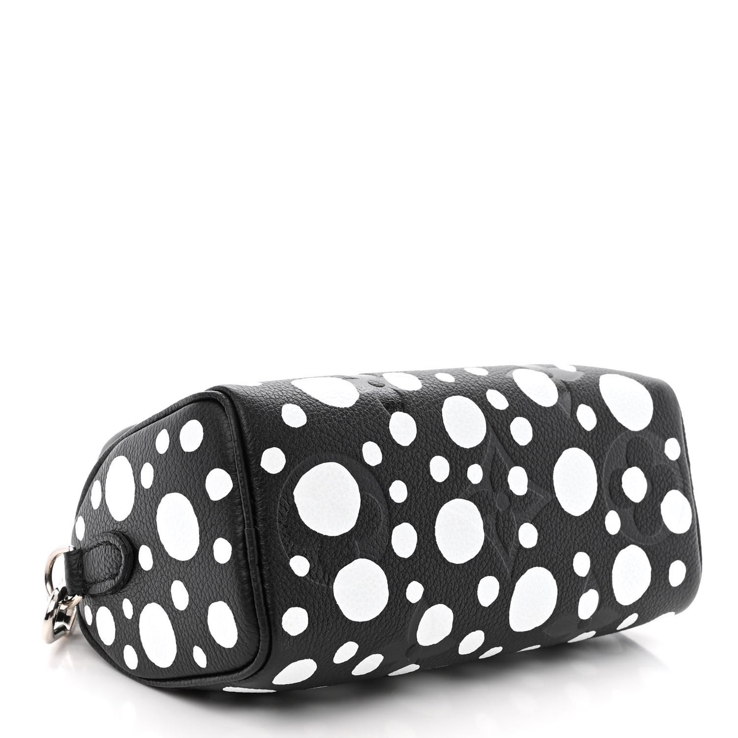 LV X YK Empreinte Infinity Dots Nano Speedy Bandouliere Black White