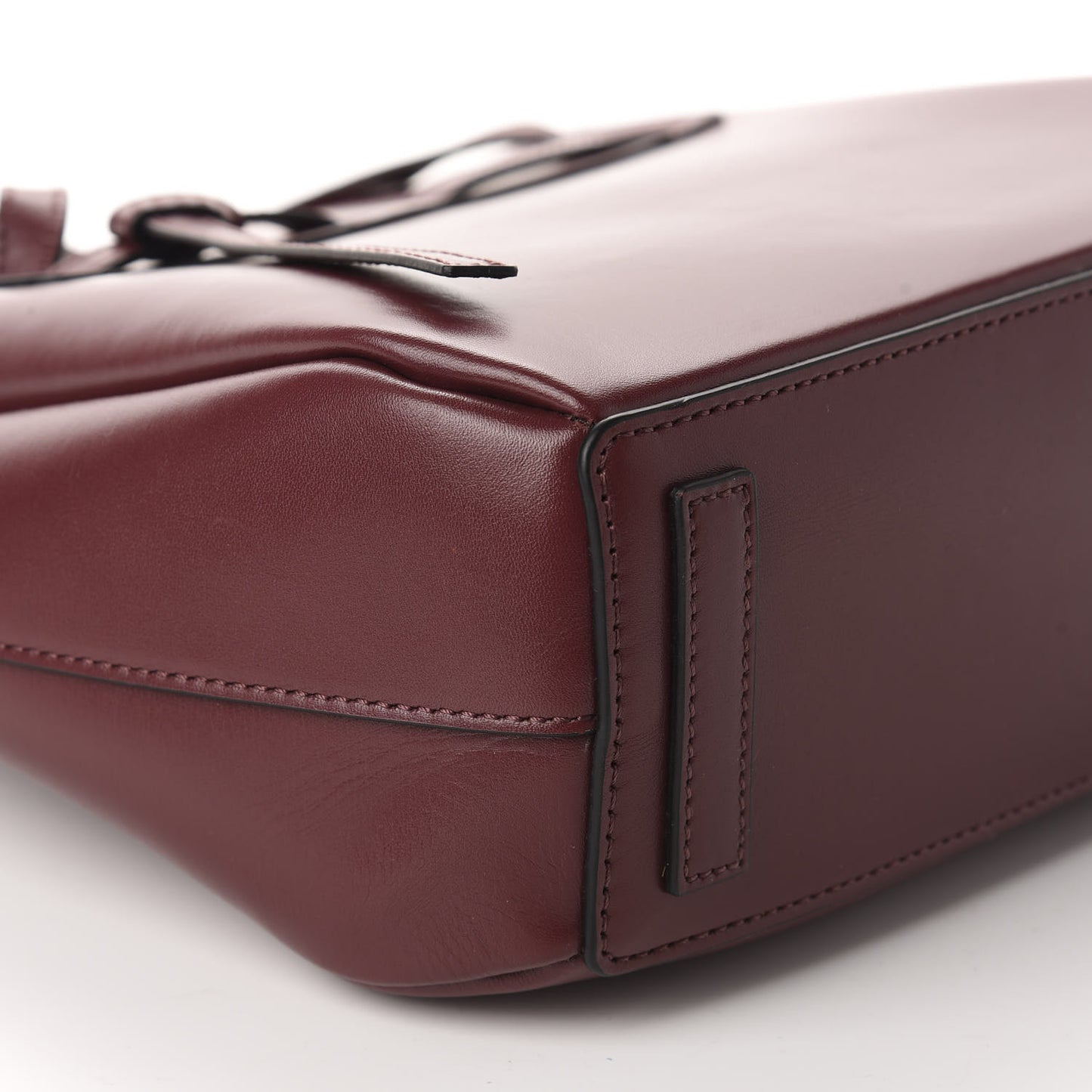 Boxcalf Lazo Tote Burgundy