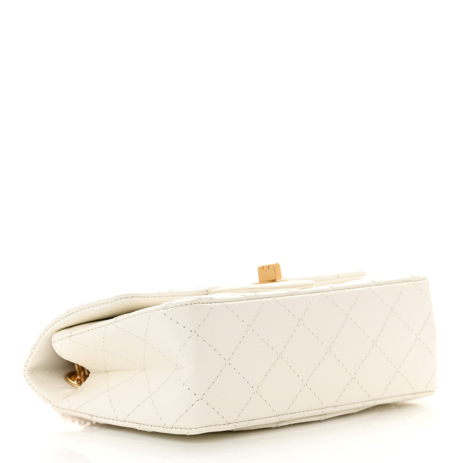Chanel Aged Calfskin Quilted 2.55 Reissue Mini Flap White 4 of 12