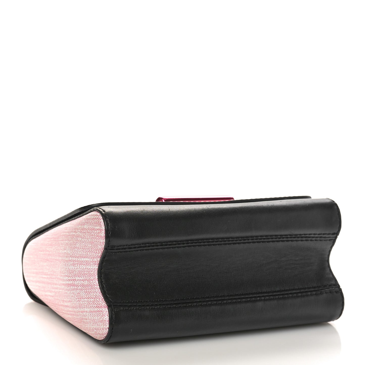 Calfskin Printed Twist Shoulder Bag PM