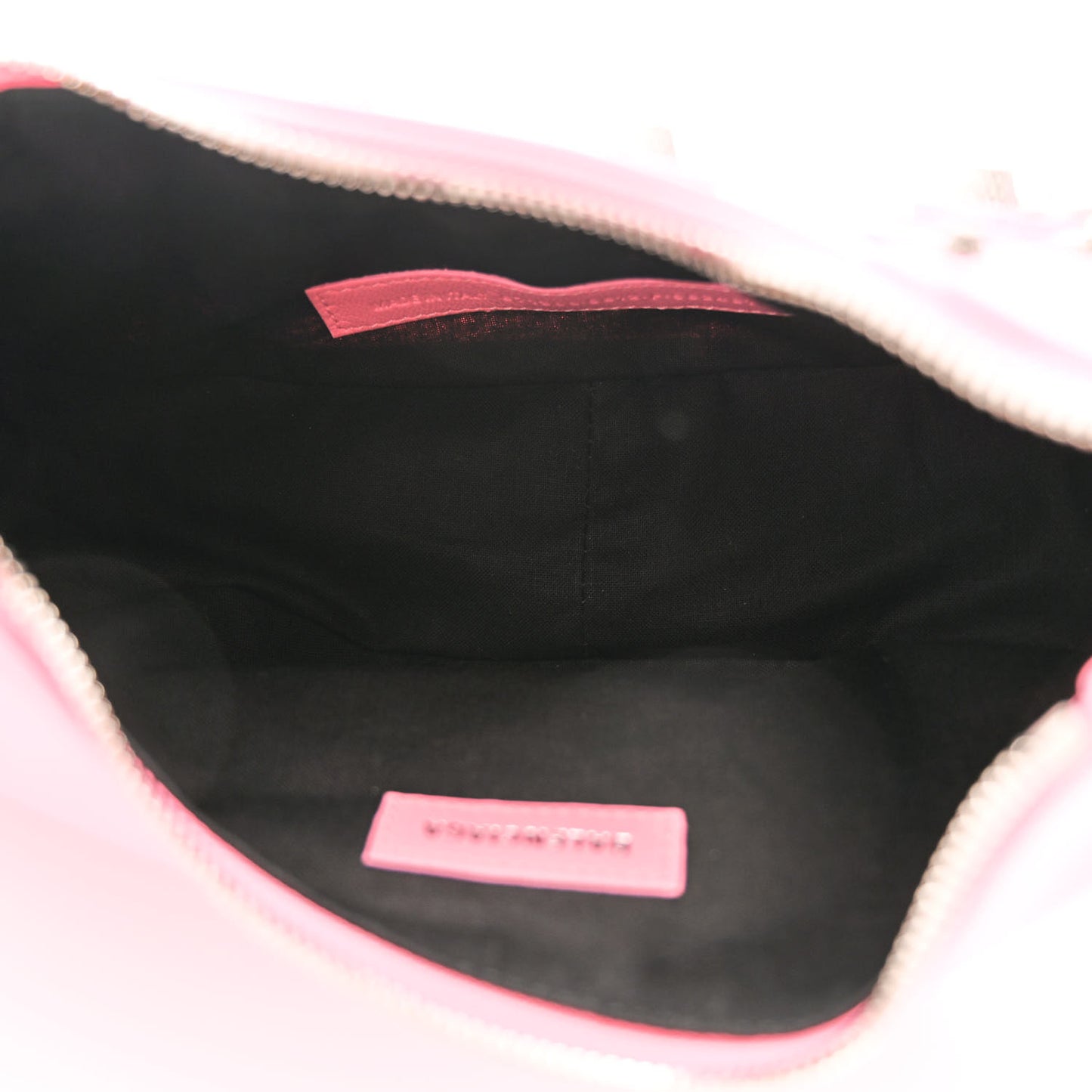 Patent Faux Leather Le Cagole Shoulder Bag XS Sweet Pink