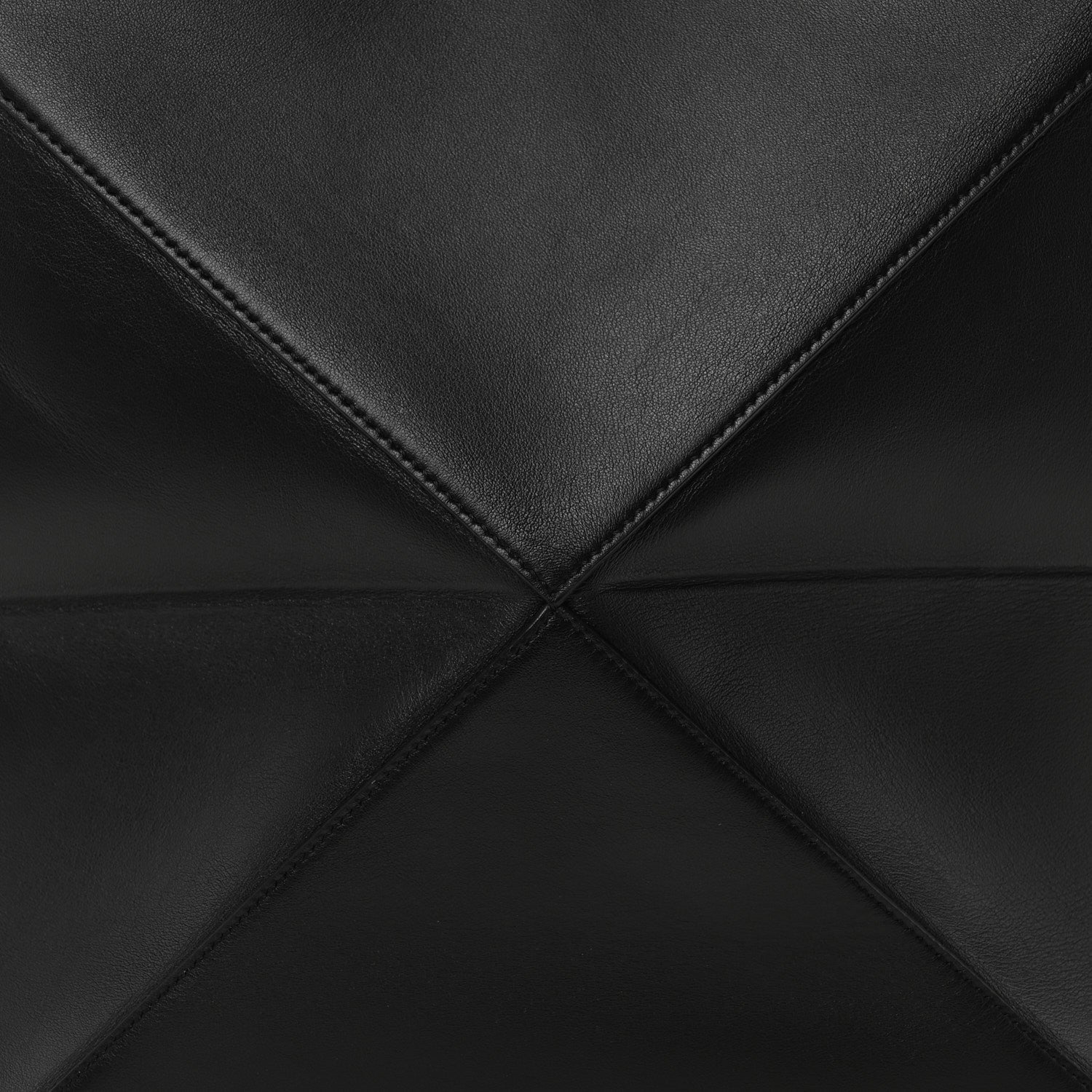 Loewe Shiny Calfskin Large Puzzle Fold Tote Black 7 of 9