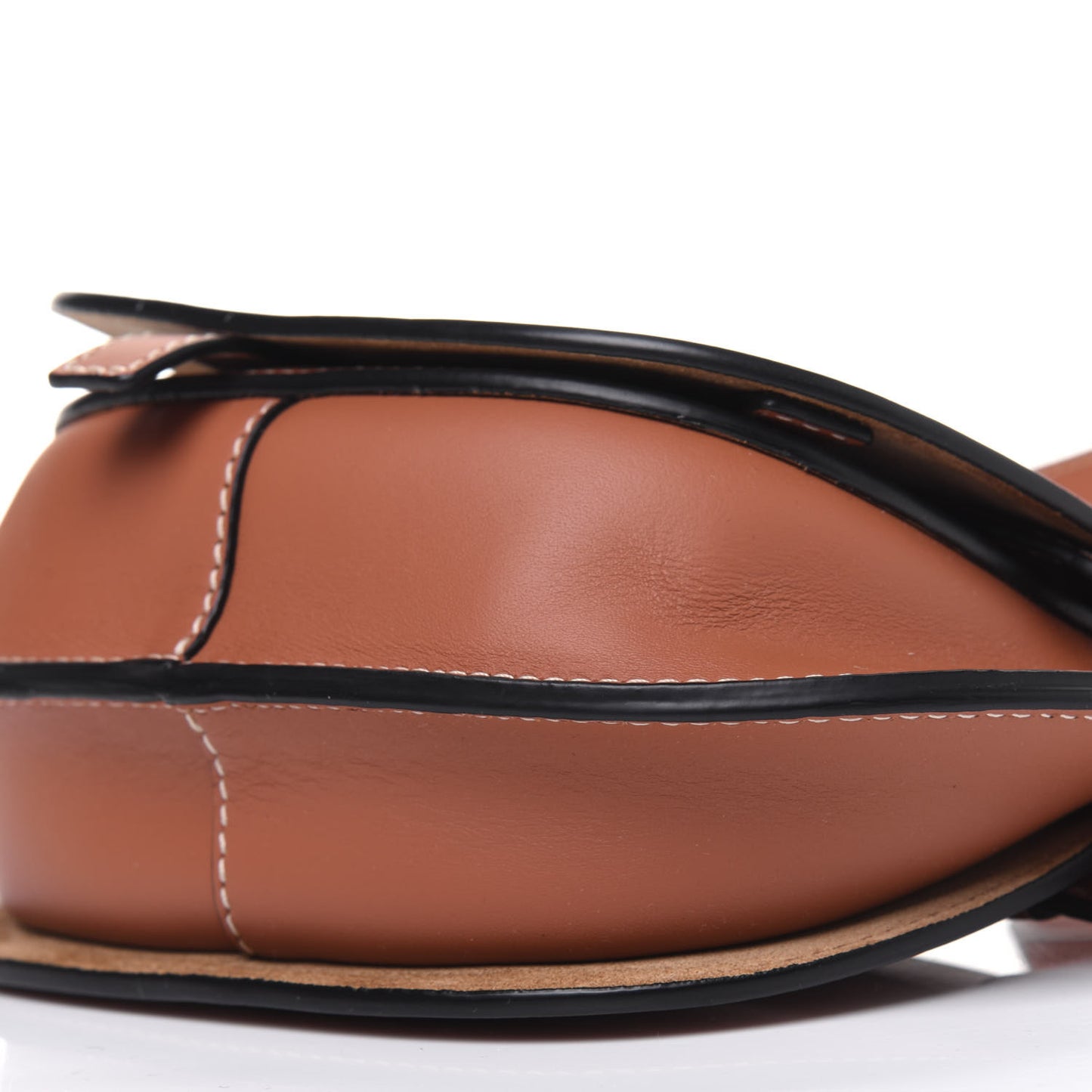 Calfskin Mini Gate Belt Bag Tan