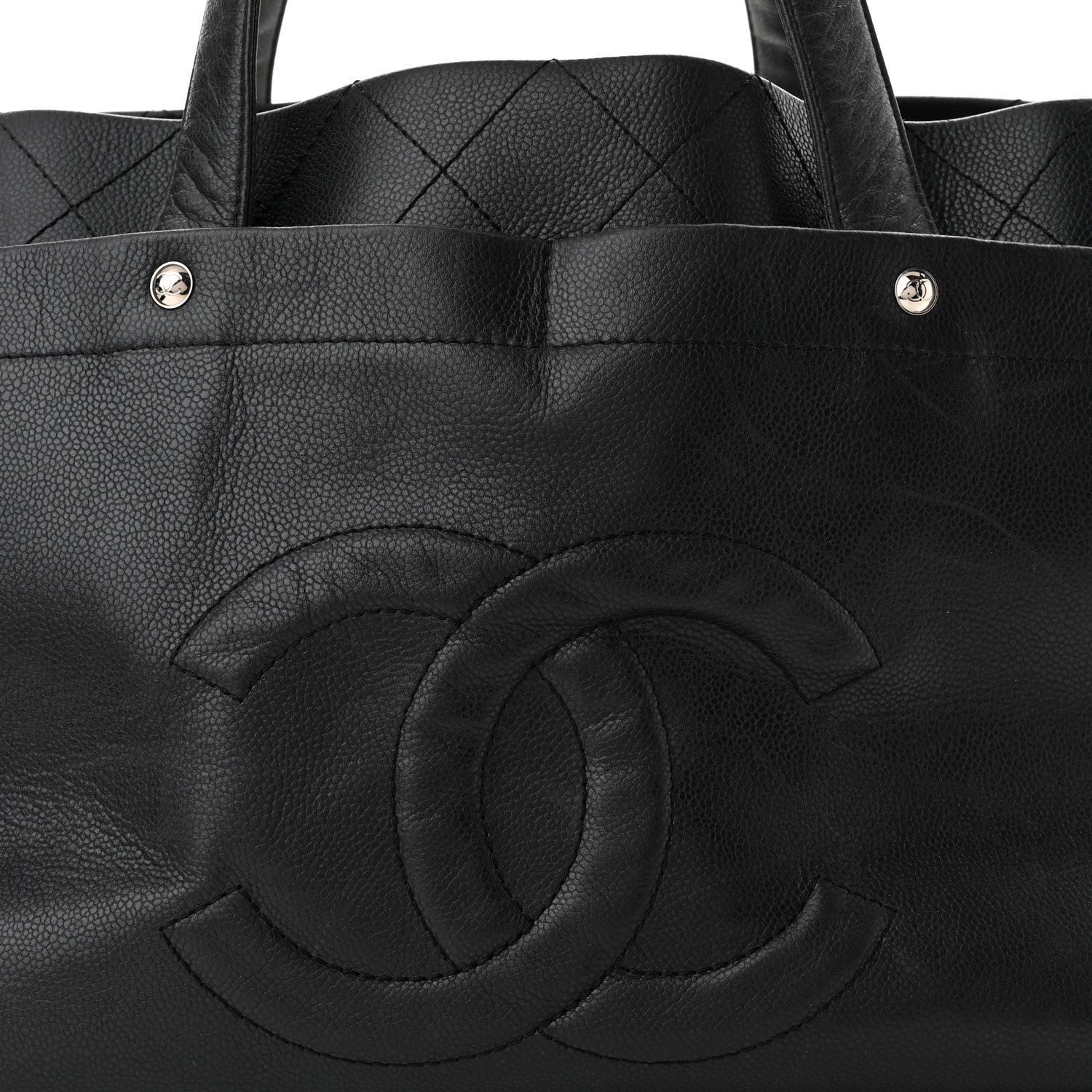 Chanel Caviar Large Executive Cerf Shopper Tote Black 8 of 10