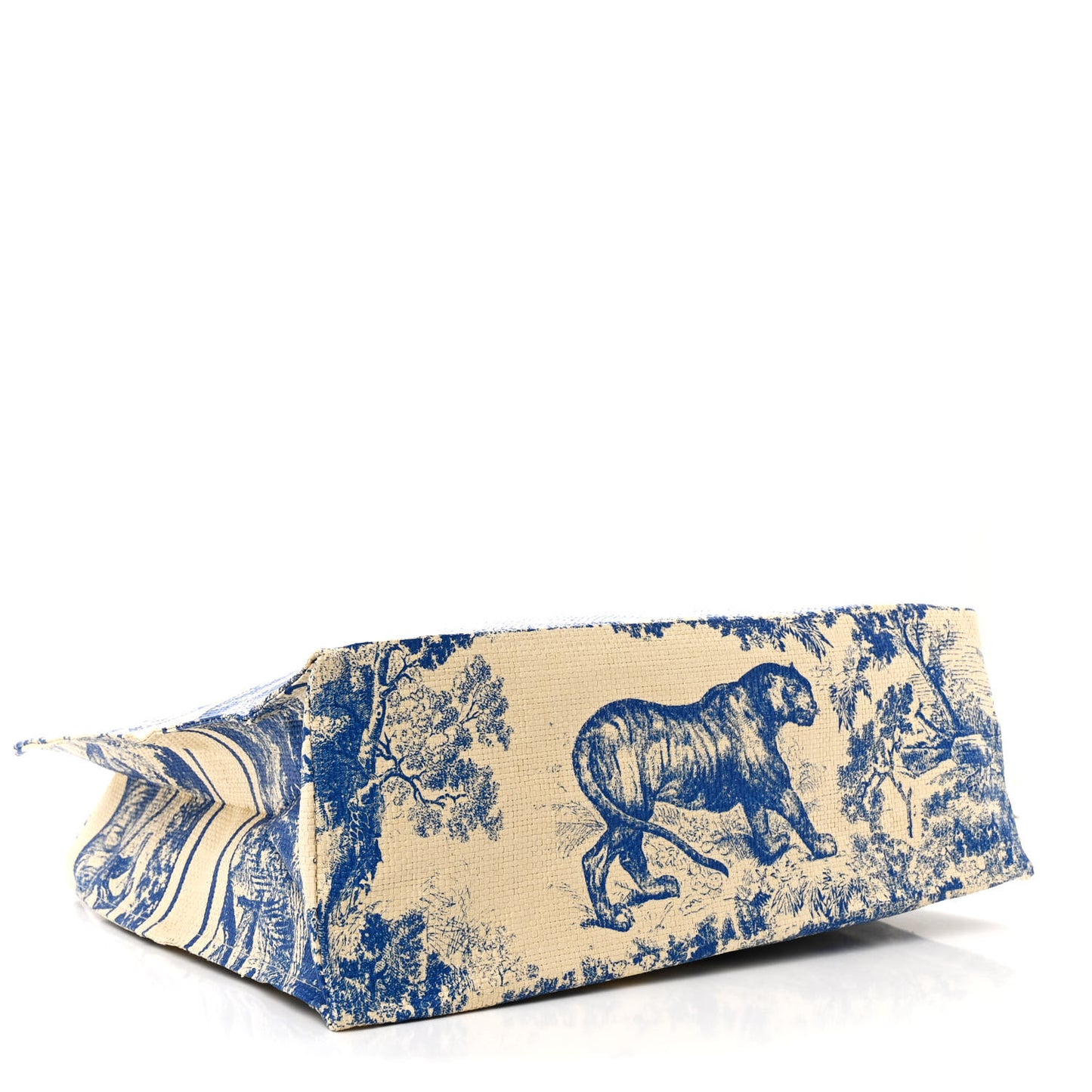 Straw Dioriviera Tote Blue