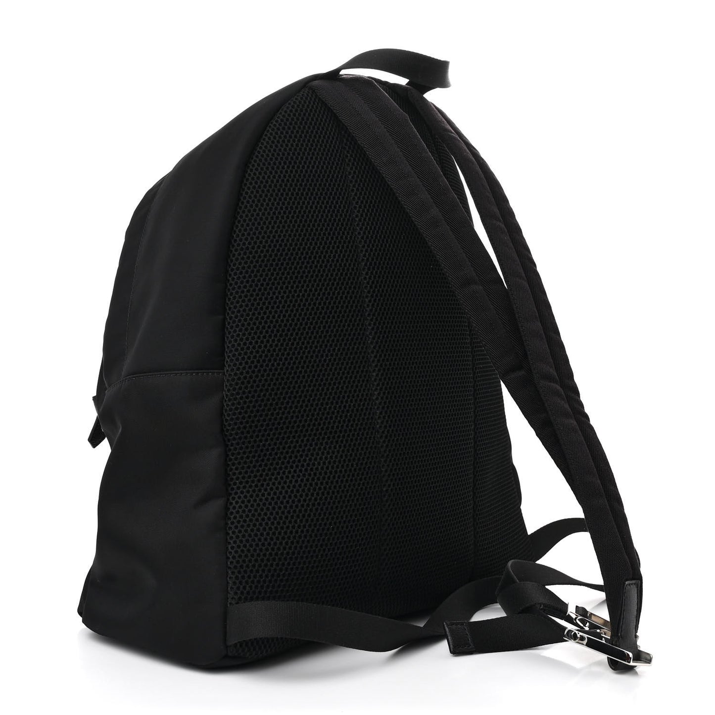 Nylon Vitello Elite Monster Eyes Rounded Backpack Black Yellow