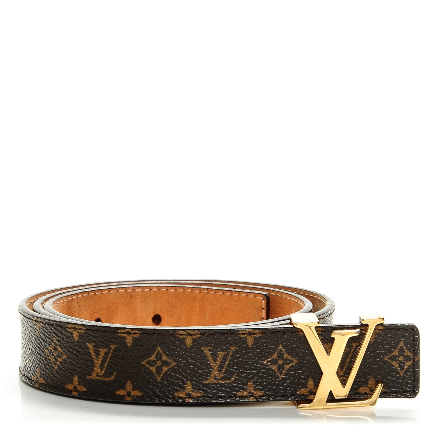 Louis Vuitton Monogram 25mm LV Initiales Belt 80 32 195176