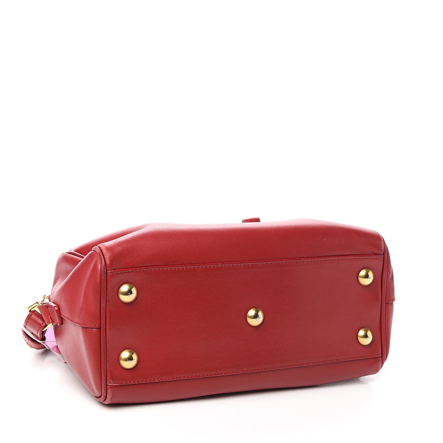 Calfskin Classic Baby Duffle Red
