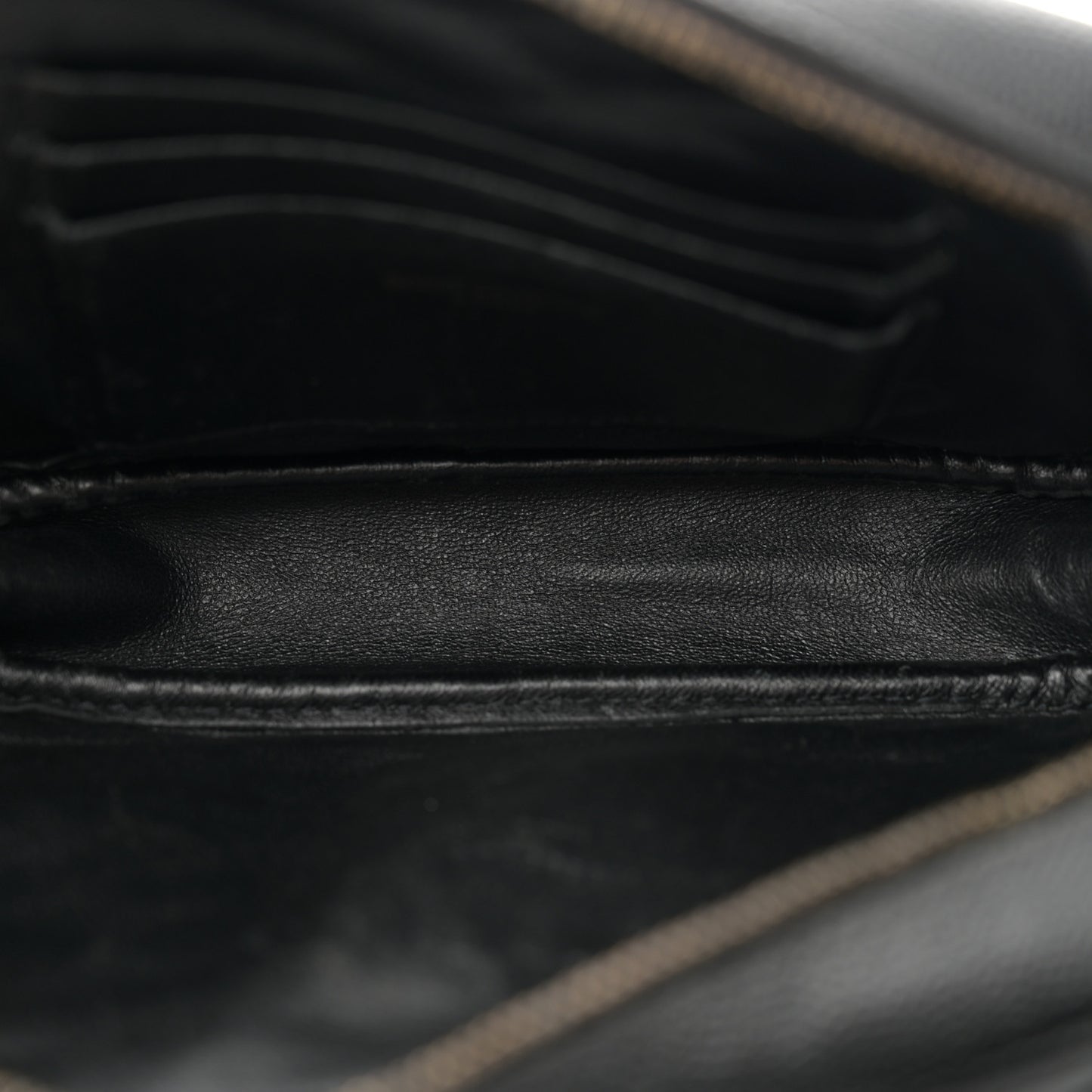 Grain De Poudre Matelasse Monochrome Monogram Mini Lou Camera Bag Black