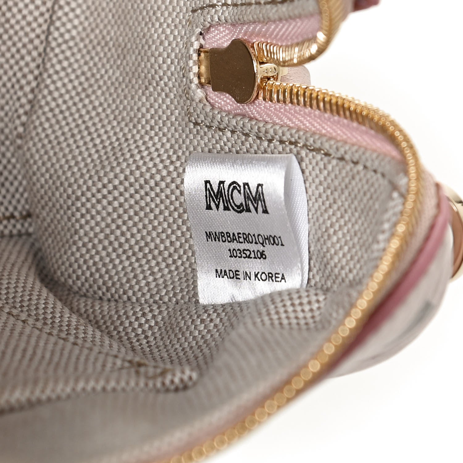 MCM Visetos Mini Delmy Boston Bag Pink 7 of 10