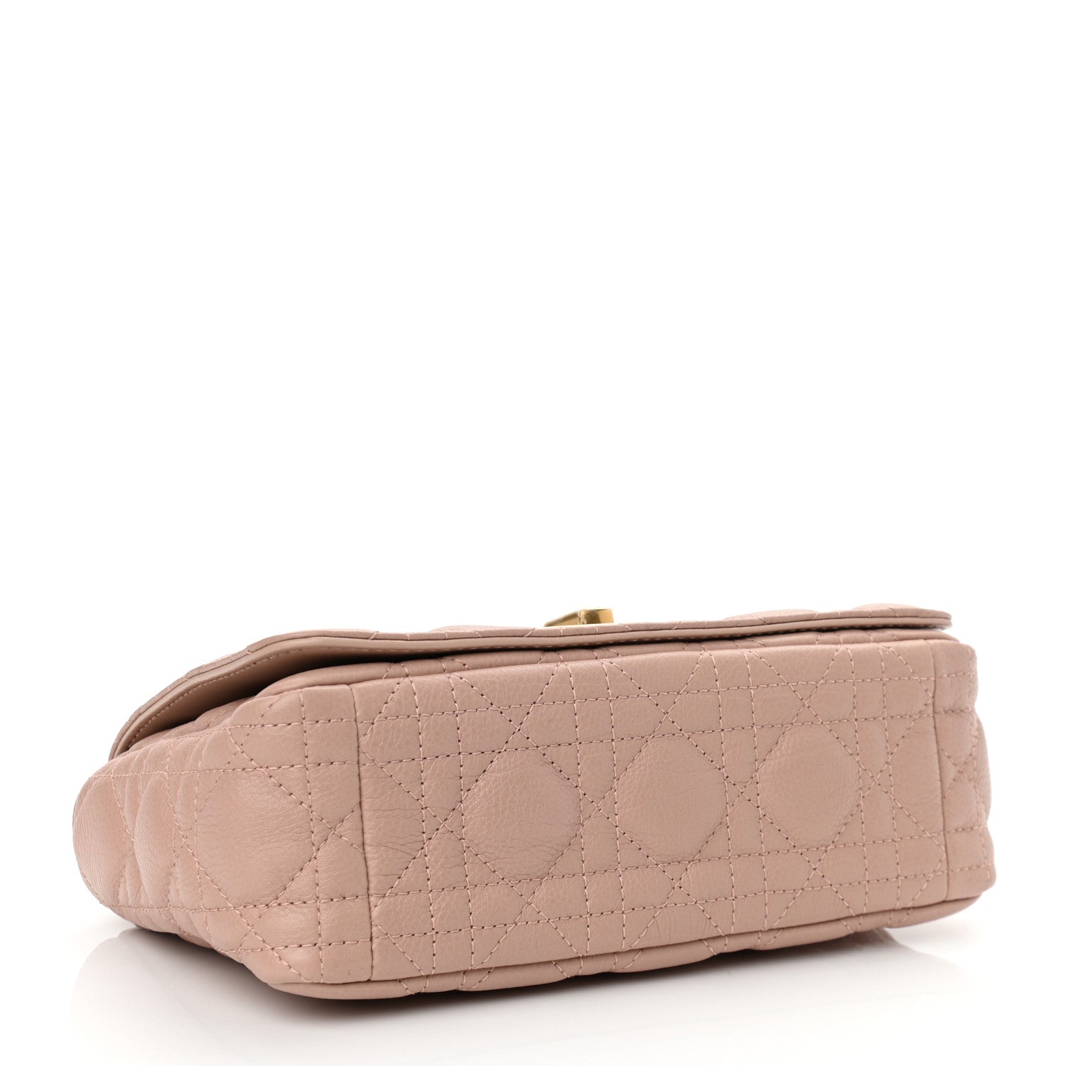 Christian Dior Calfskin Cannage Small Caro Bag Rose De Vents 4 of 10