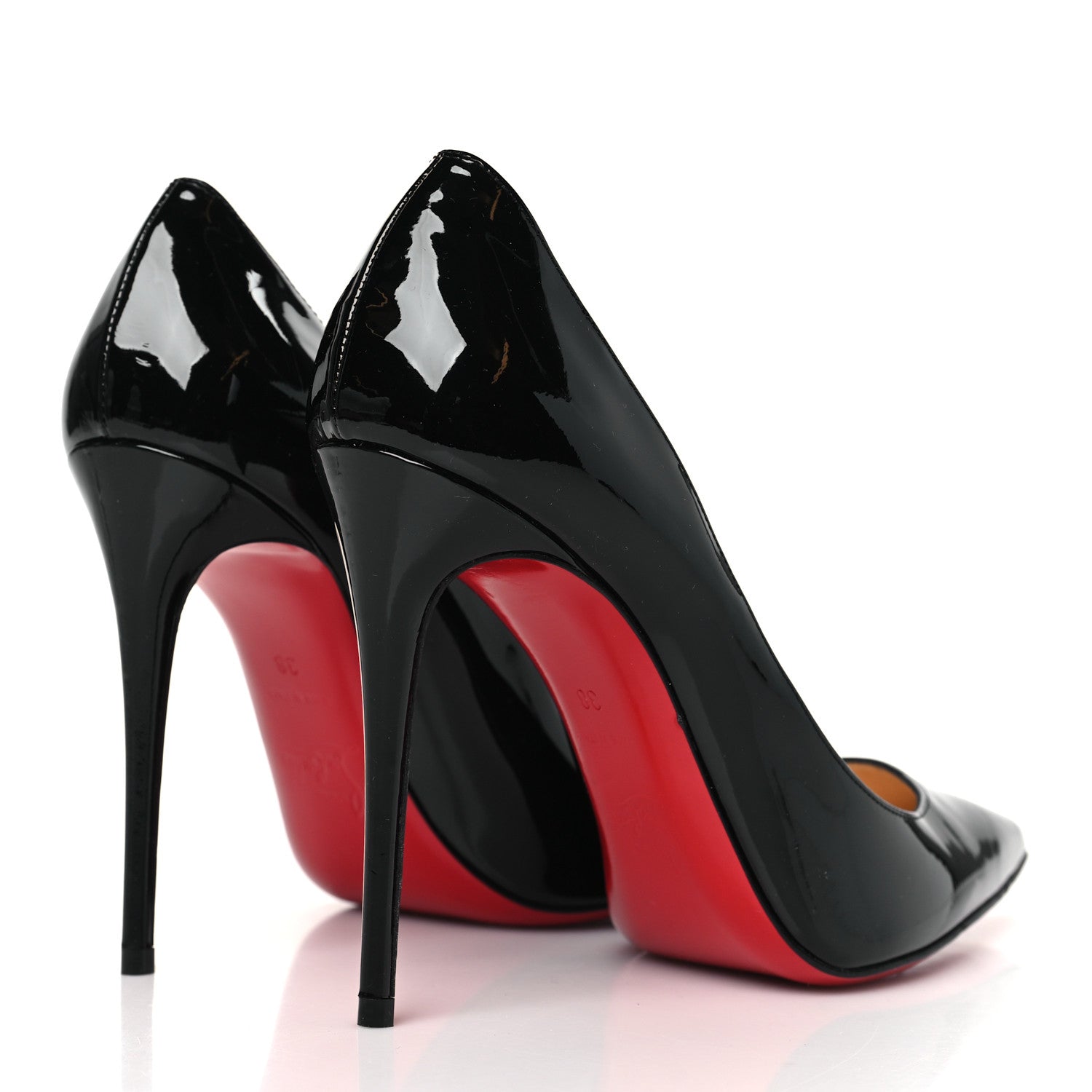 Christian Louboutin Patent So Kate 120 Pumps 38 Black 4 of 8