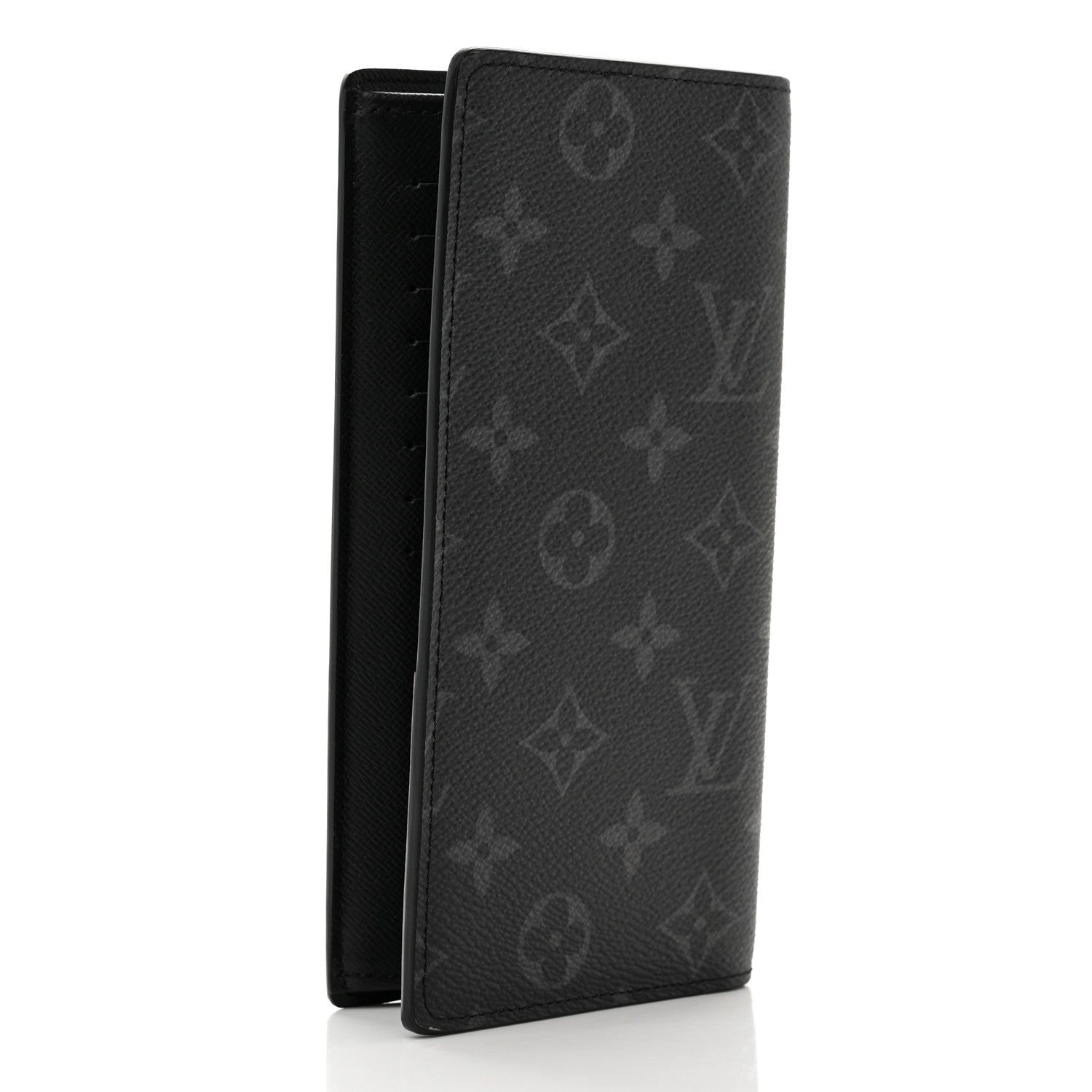Louis Vuitton Monogram Eclipse Brazza Wallet 2 of 6