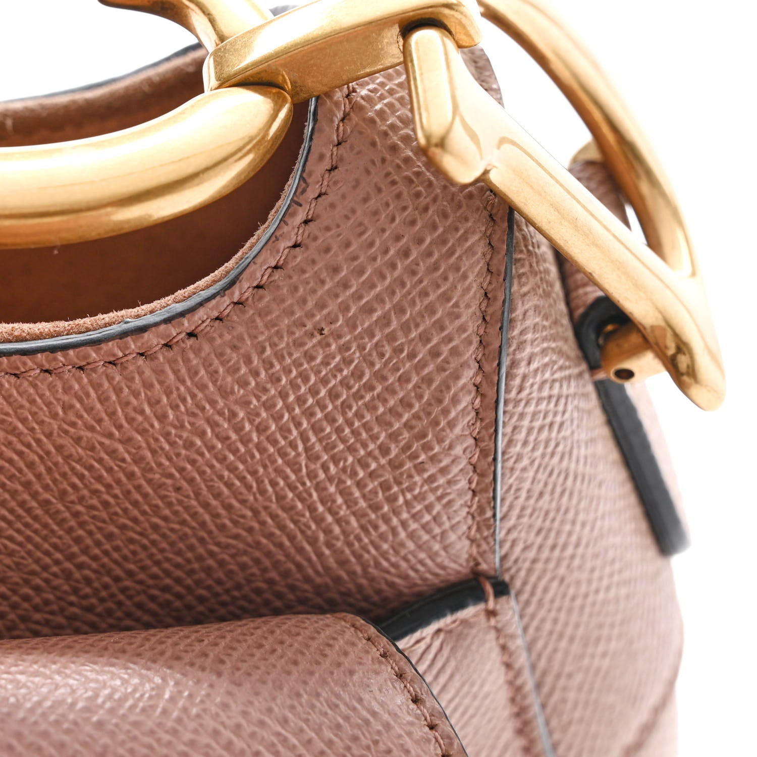 Christian Dior Grained Calfskin Saddle Bag Fard 12 of 13