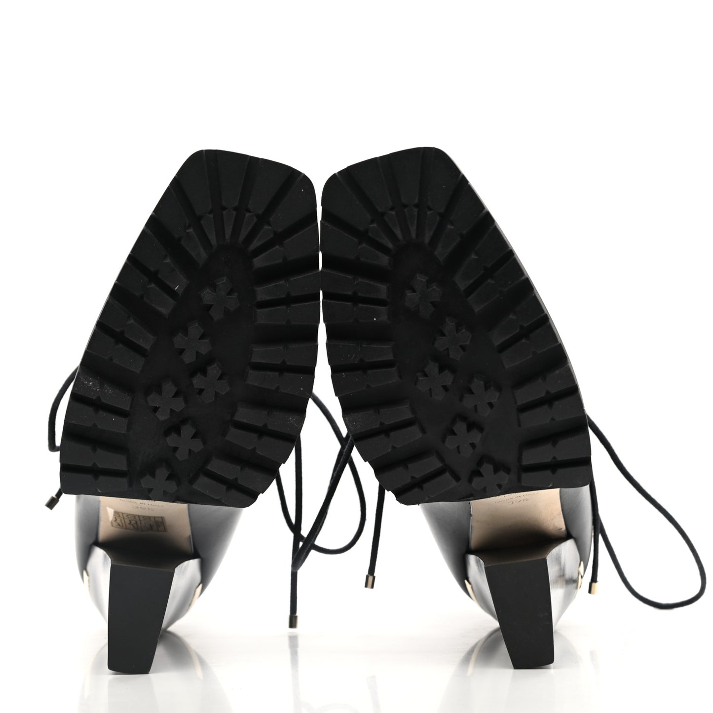 Calfskin Suede Madyn 130 Ankle Booties 39.5 Black