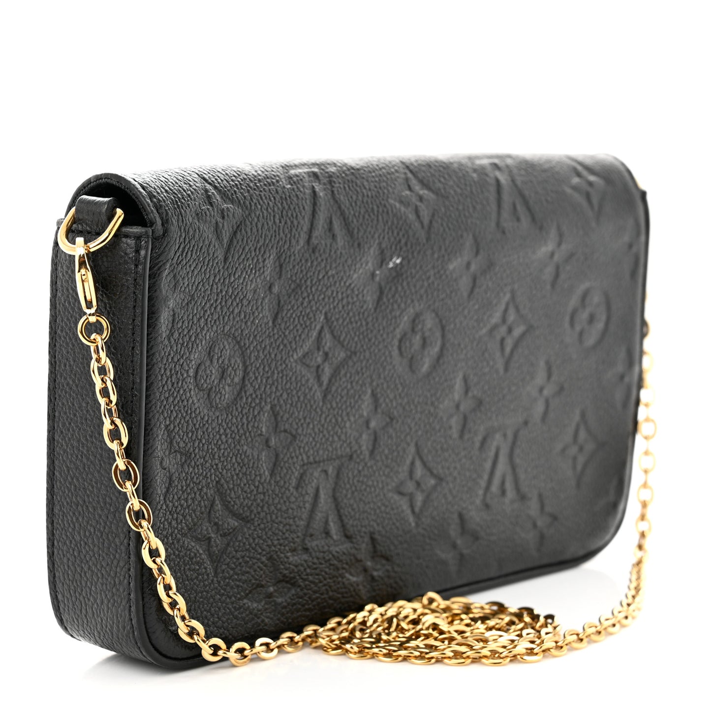 Empreinte Pochette Felicie Chain Wallet Black