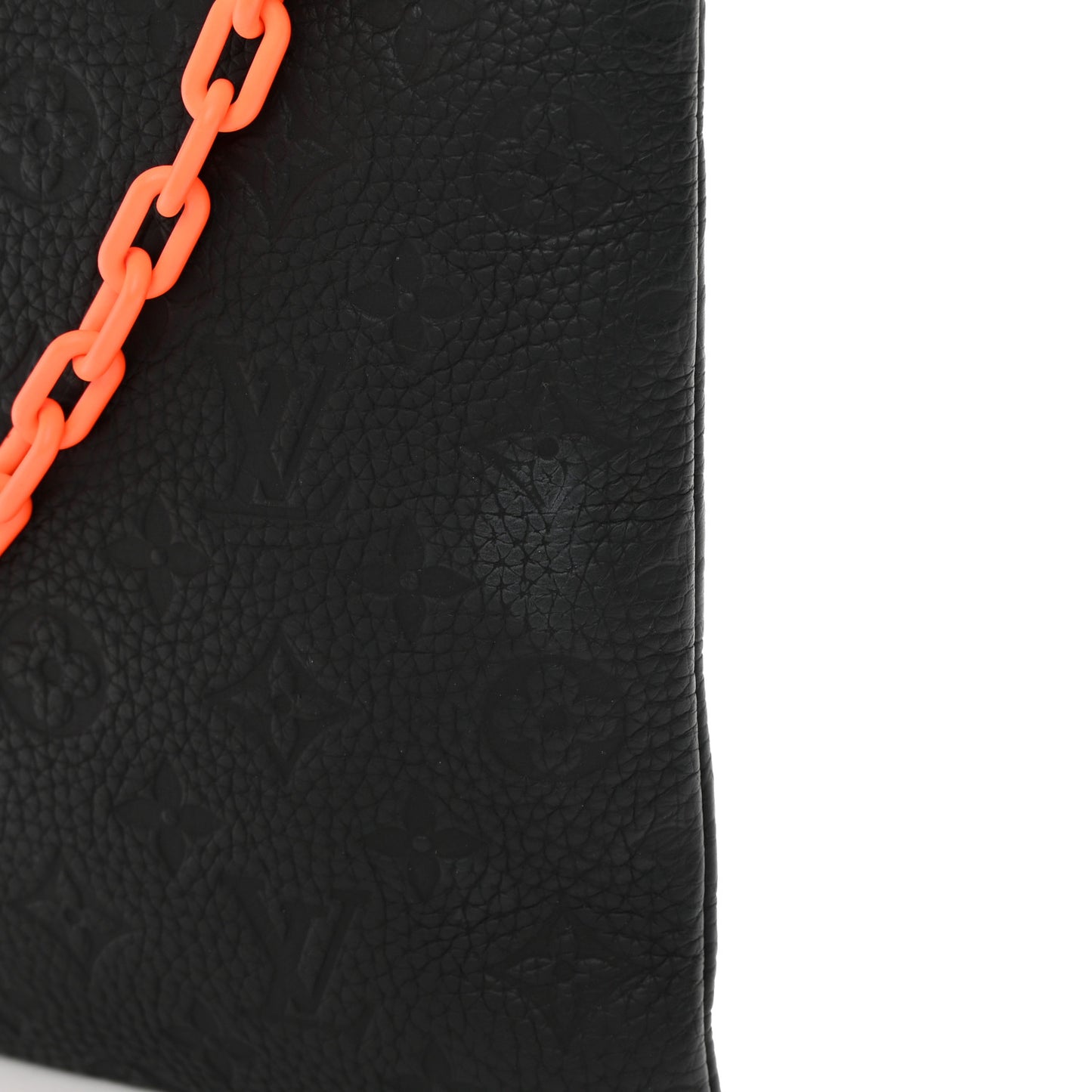 Taurillon Monogram Solar Ray A4 Pouch Black
