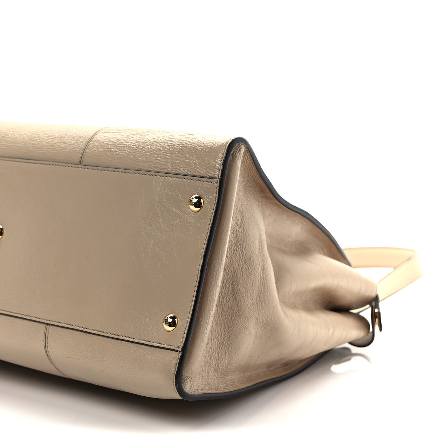 Agnello Old Shine Large Peekaboo Iconic Satchel Amido