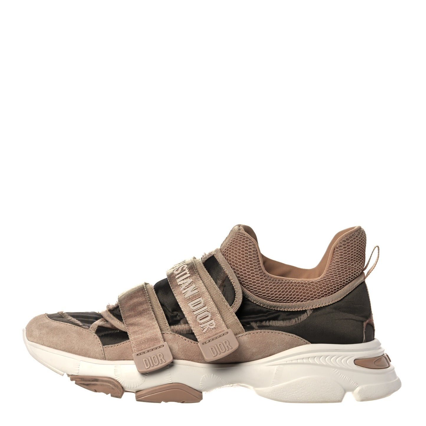 Technical Fabric Nylon Camouflage Womens D-Wander Sneakers 42 Nude